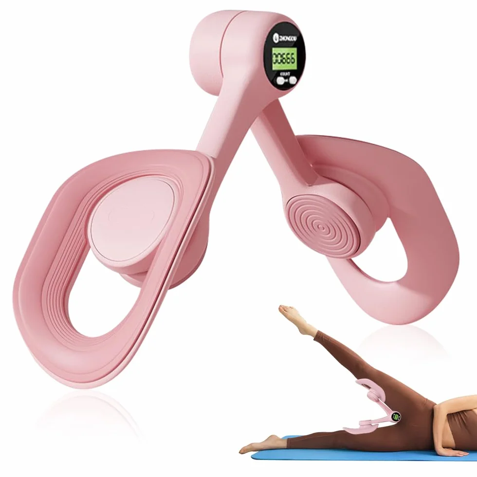 Thigh Master, przyrząd treningowy do treningu pośladków kobiecych z inteligentnym liczeniem, trymer wewnętrzny uda, trener dna miednicy, trening bioder, ramion