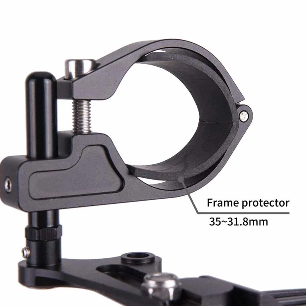CYSKY Prowadnica łańcucha rowerowego, osłona łańcucha roweru górskiego, ochrona łańcucha MTB, 7075, stop aluminium, do większości rowerów, rowerów szosowych, górskich