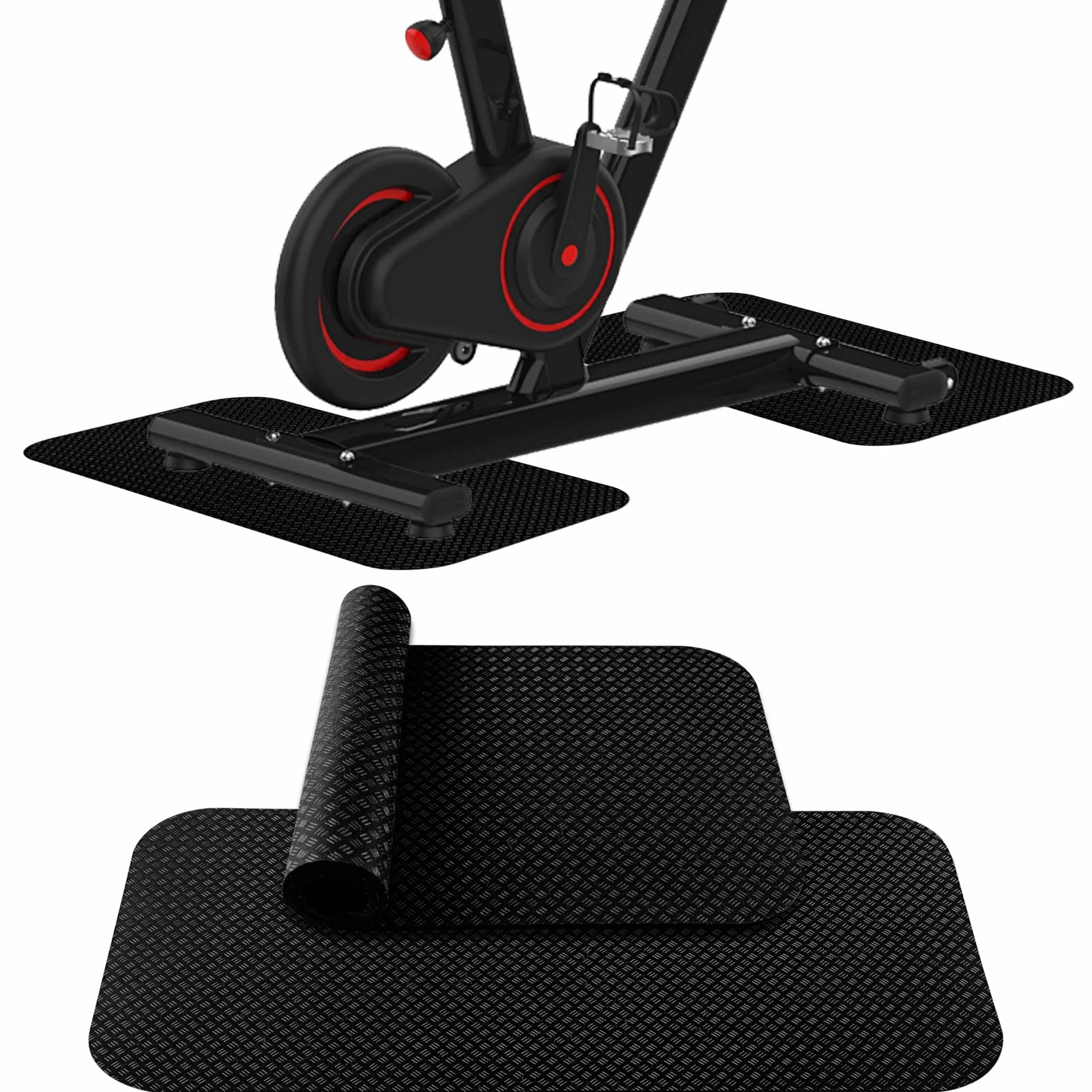Mata ochronna na podłogę fitness 2 szt. PCW 6 mm antypoślizgowa