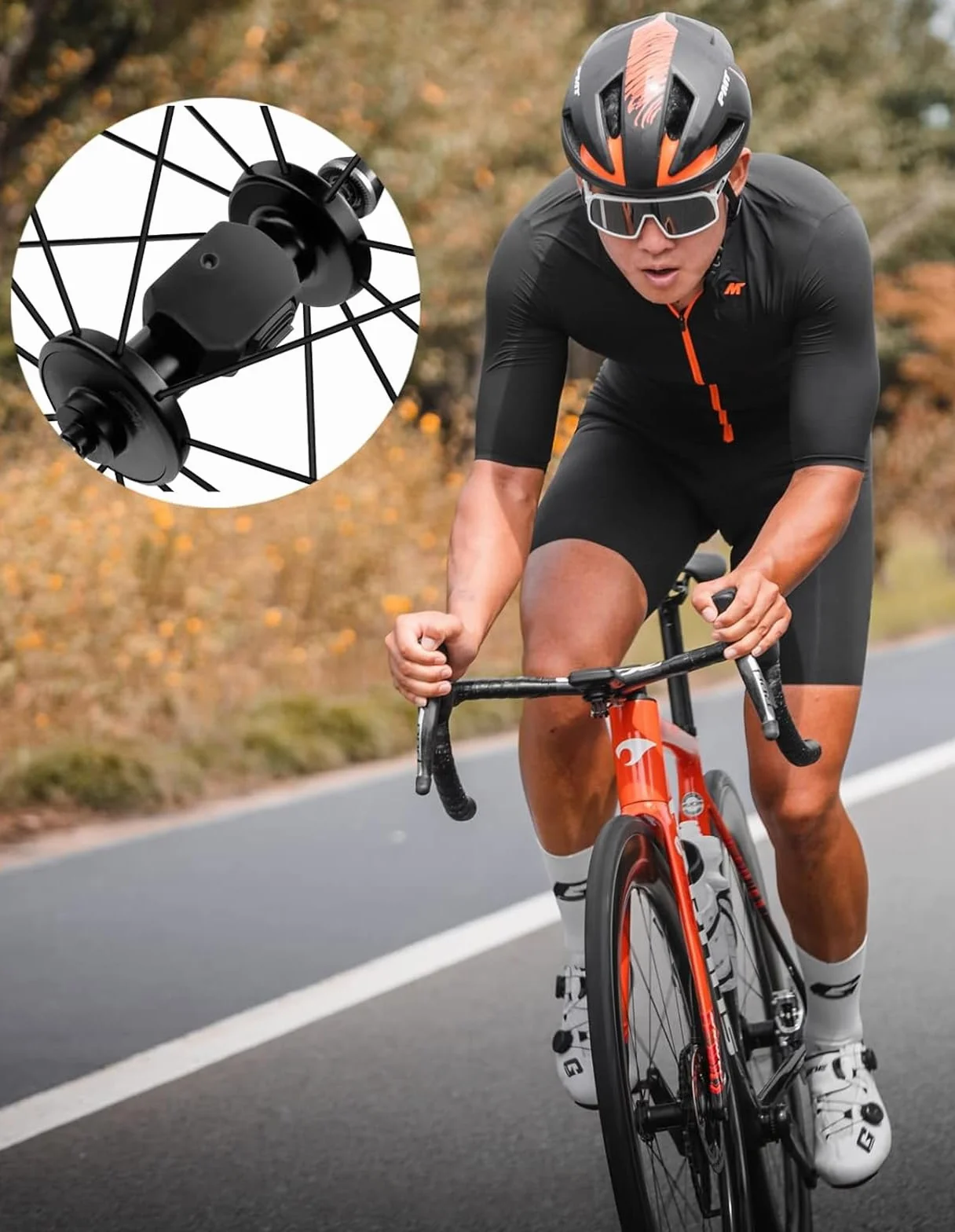 iGPSPORT SPD70 prędkościomierz rowerowy CAD70 czujnik kadencji, 300h baterii Bluetooth 5.0 ANT+ IPX7