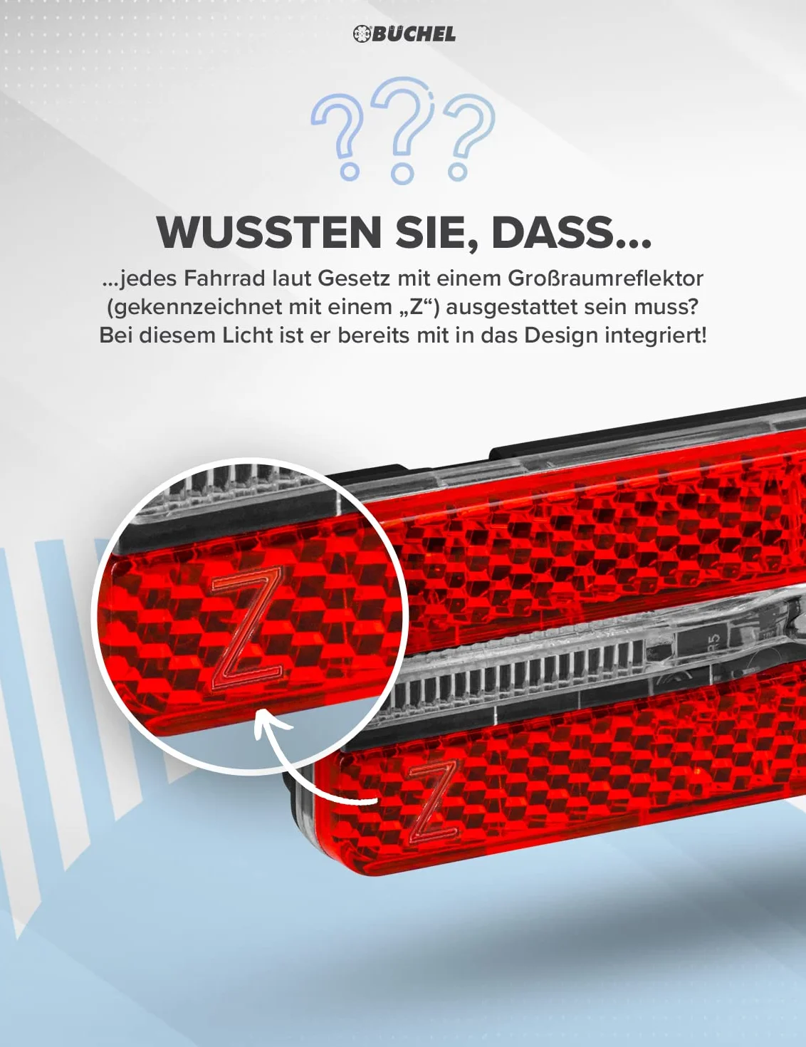Büchel Uniseks Sunset Strip 50660 Światło Tylne do Bagażnika, Czarny