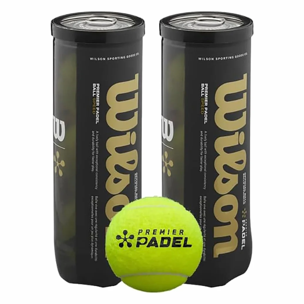 Wilson Premier Piłki do padla, unisex-dorośli, żółte, 2 x 3 sztuki