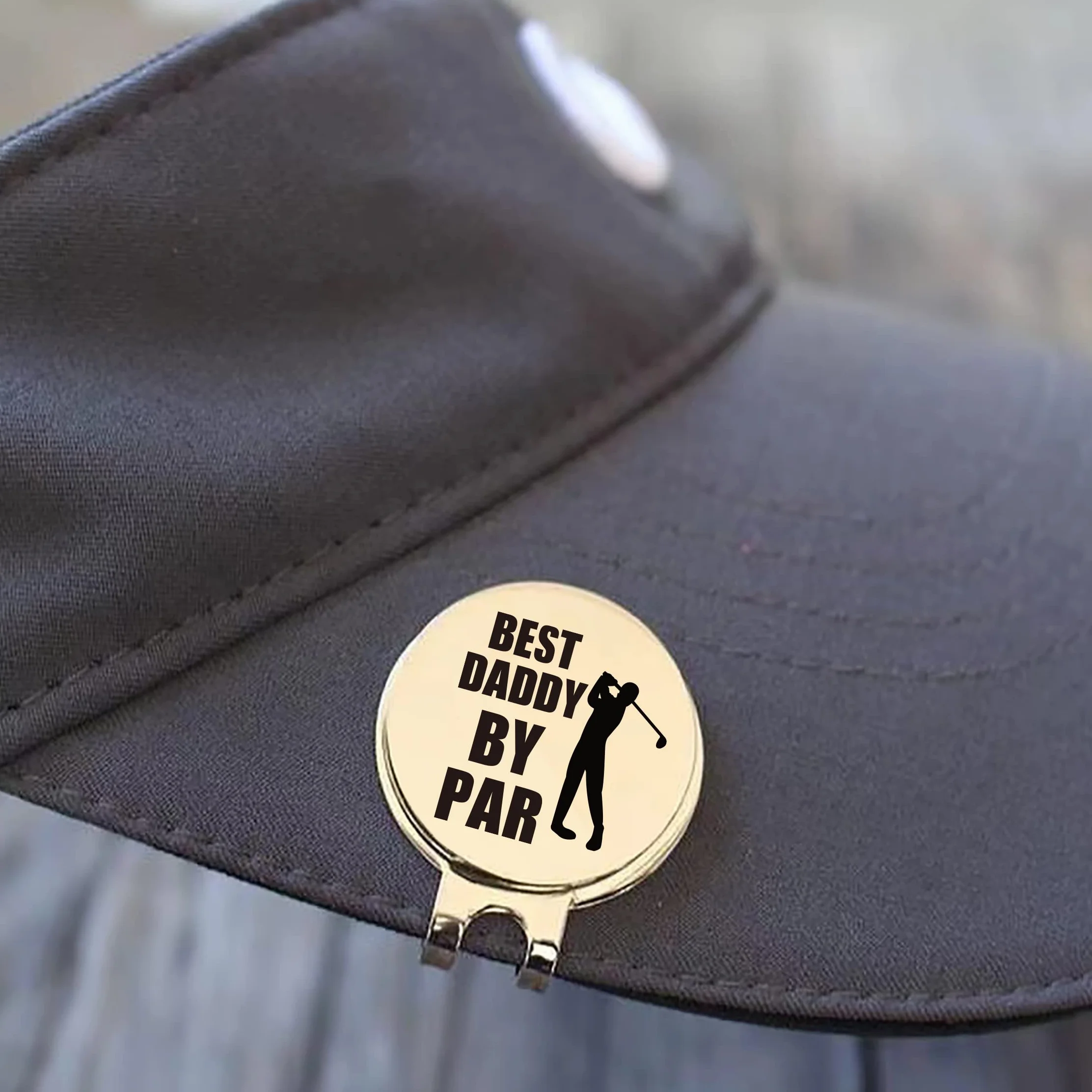 Par marker golfowy z magnetycznym klipsem na kapelusz akcesoria golfowe prezent