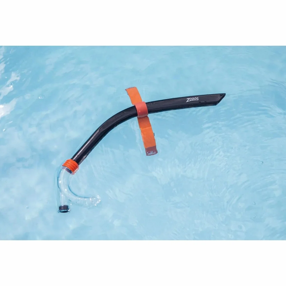 Zoggs Centre Line Snorkel fajka do snorkelingu pomarańczowa