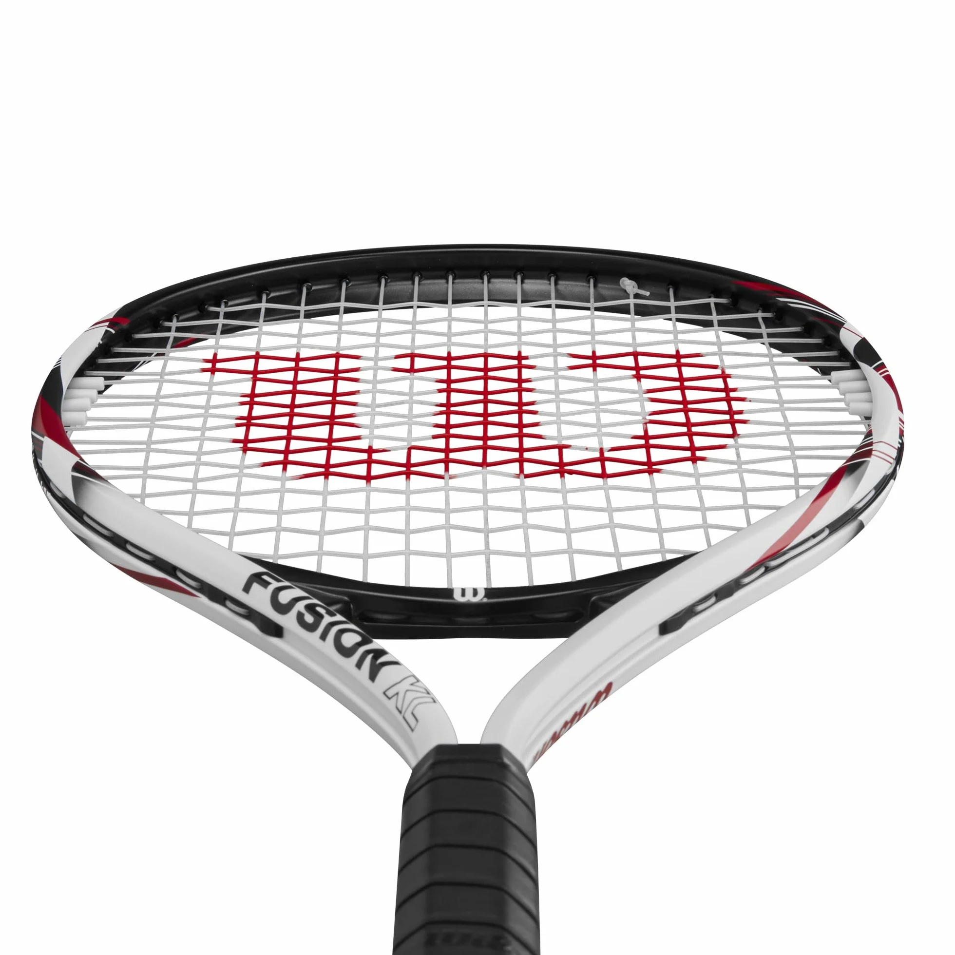 Wilson Fusion XL rakieta tenisowa, aluminiowa, waga czołowa (ciężka przyczepność), 291 g, długość 69,9 cm, czerwona
