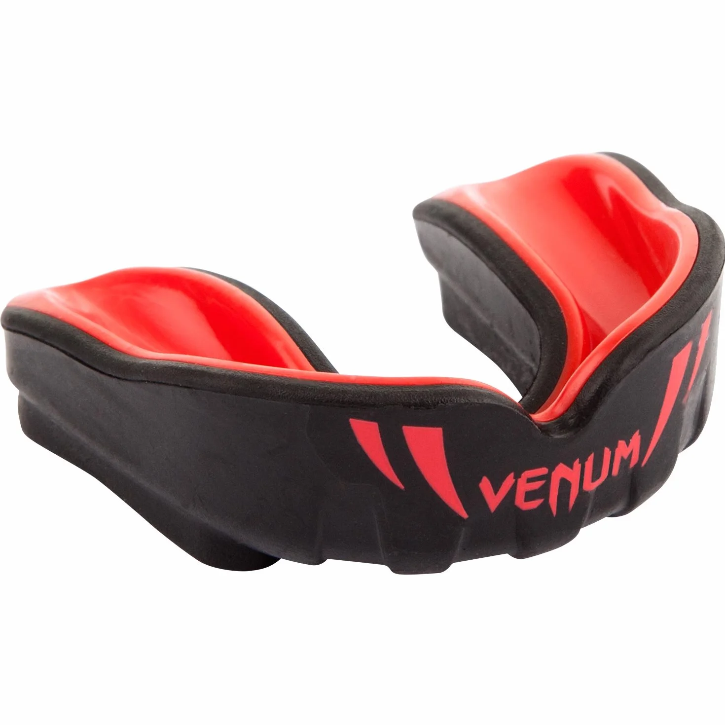 Venum 03348-100, Unisex dziecięcy ochraniacz na usta, czarny/czerwony, jeden rozmiar