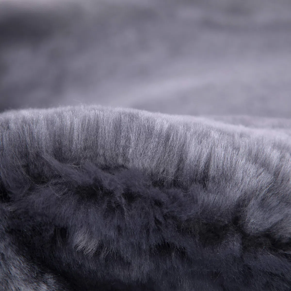 Western Merino Sheepskin Saddle Seat Cover -Riding weern futro jagnięce pokrowiec na siodełko (antracyt)