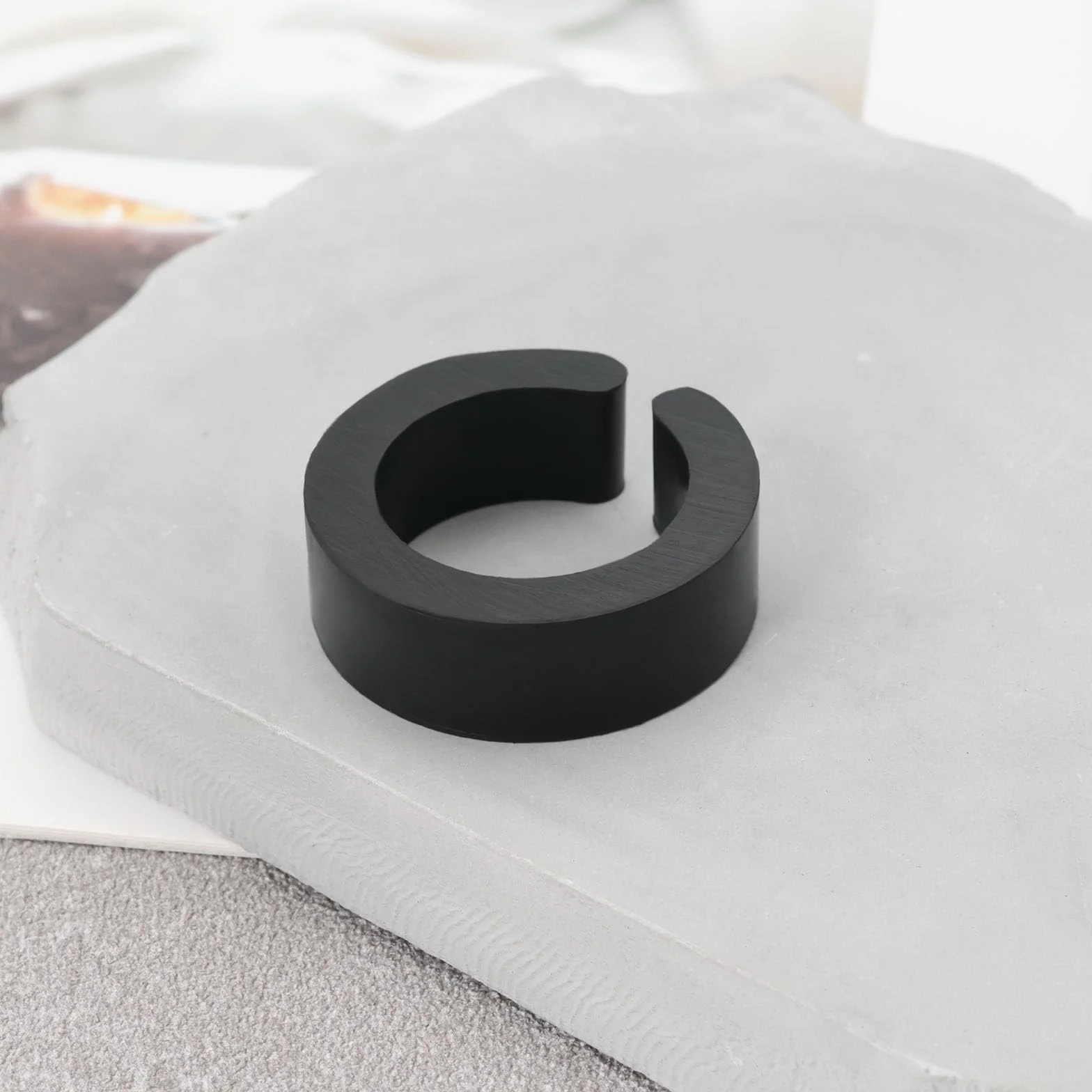 Create idea Gumowa podkładka redukcyjna typu otwartego 22,2/25,4 mm do adaptera kierownicy rowerowej 31,8 mm lub montażu kompatybilna z uchwytami na butelki do komputera rowerowego