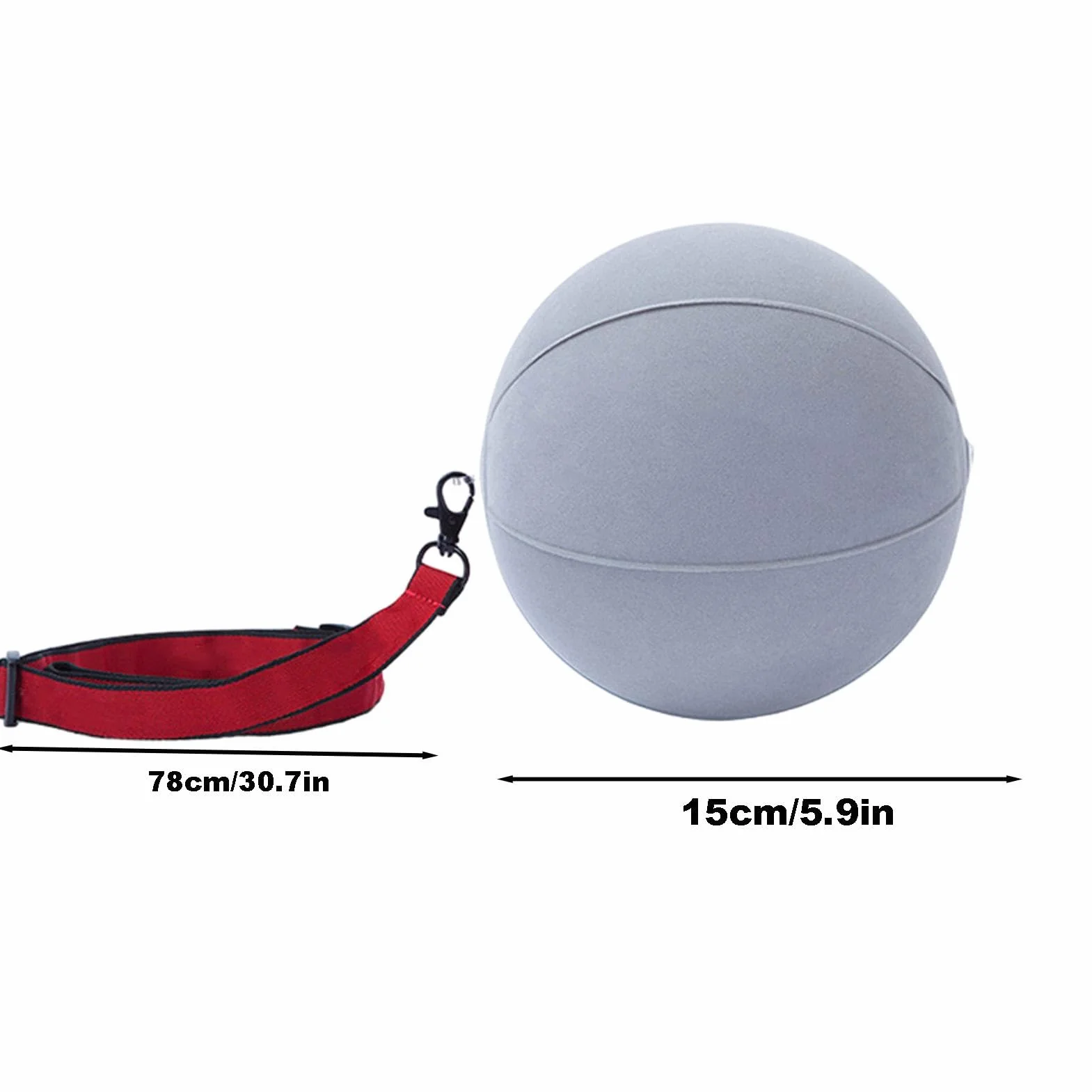 Smart Ball Golf Swing Trainer z pompką powietrza, inteligentny korektor postawy piłki dla początkujących golfistów, wspomagający trening korekcji postawy