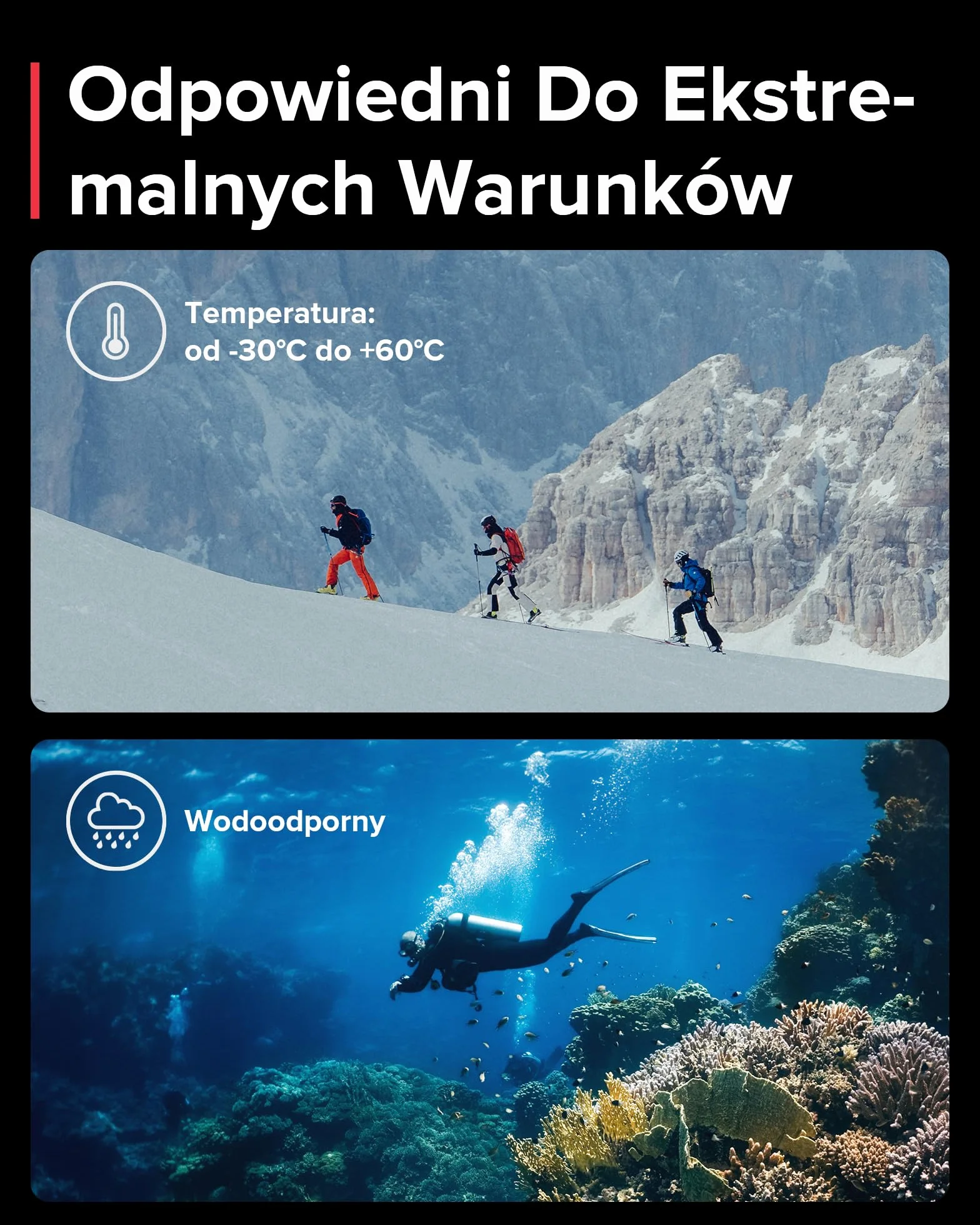 SUUNTO SS012055014 Kompas Clipper L/B NH, Półkula Północna, Czarny