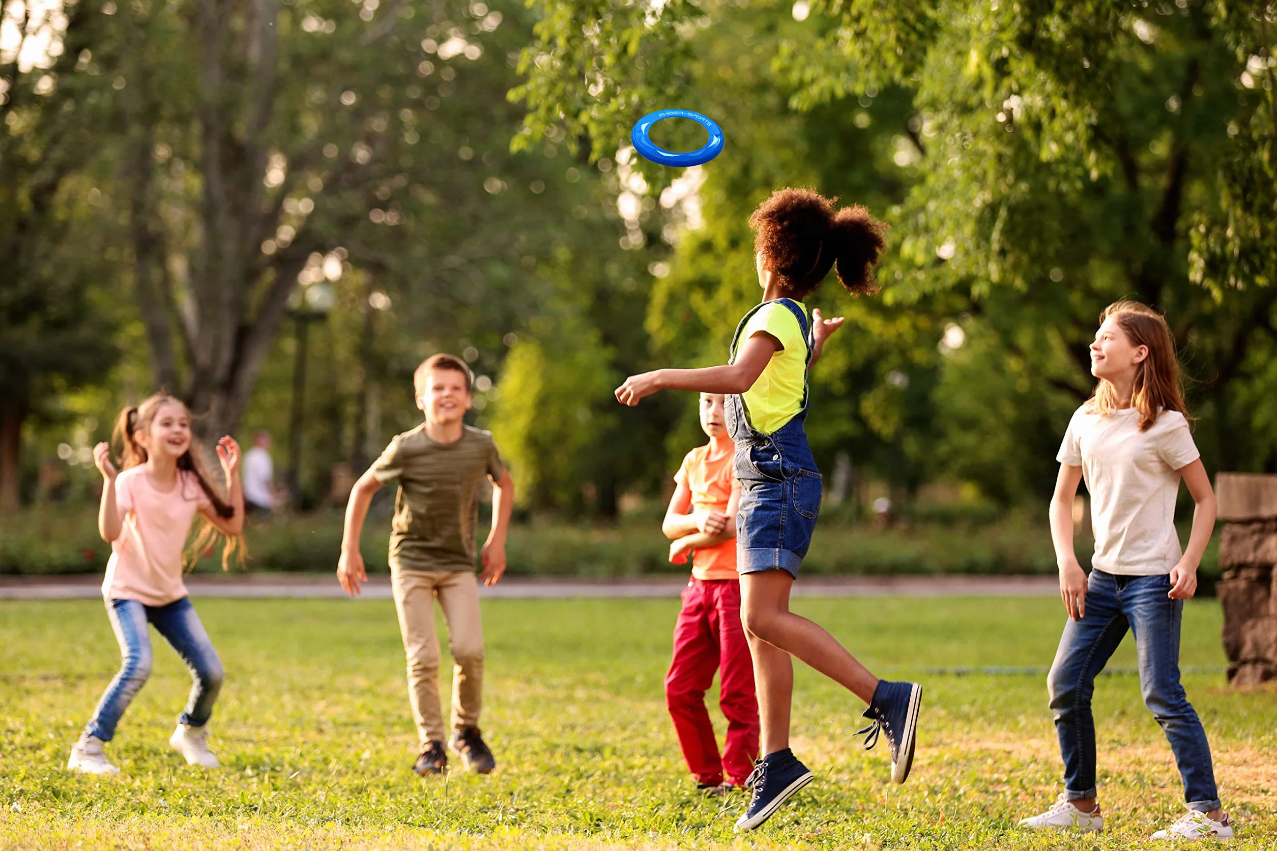 PHIBER-SPORTS Pierścienie do frisbee – 2-pak premium lekkich pierścieni do rzucania – 80% lżejszych niż standardowe dyski frisbee - Łatwe do złapania – Doskonała trajektoria lotu - Idealne dla dzieci