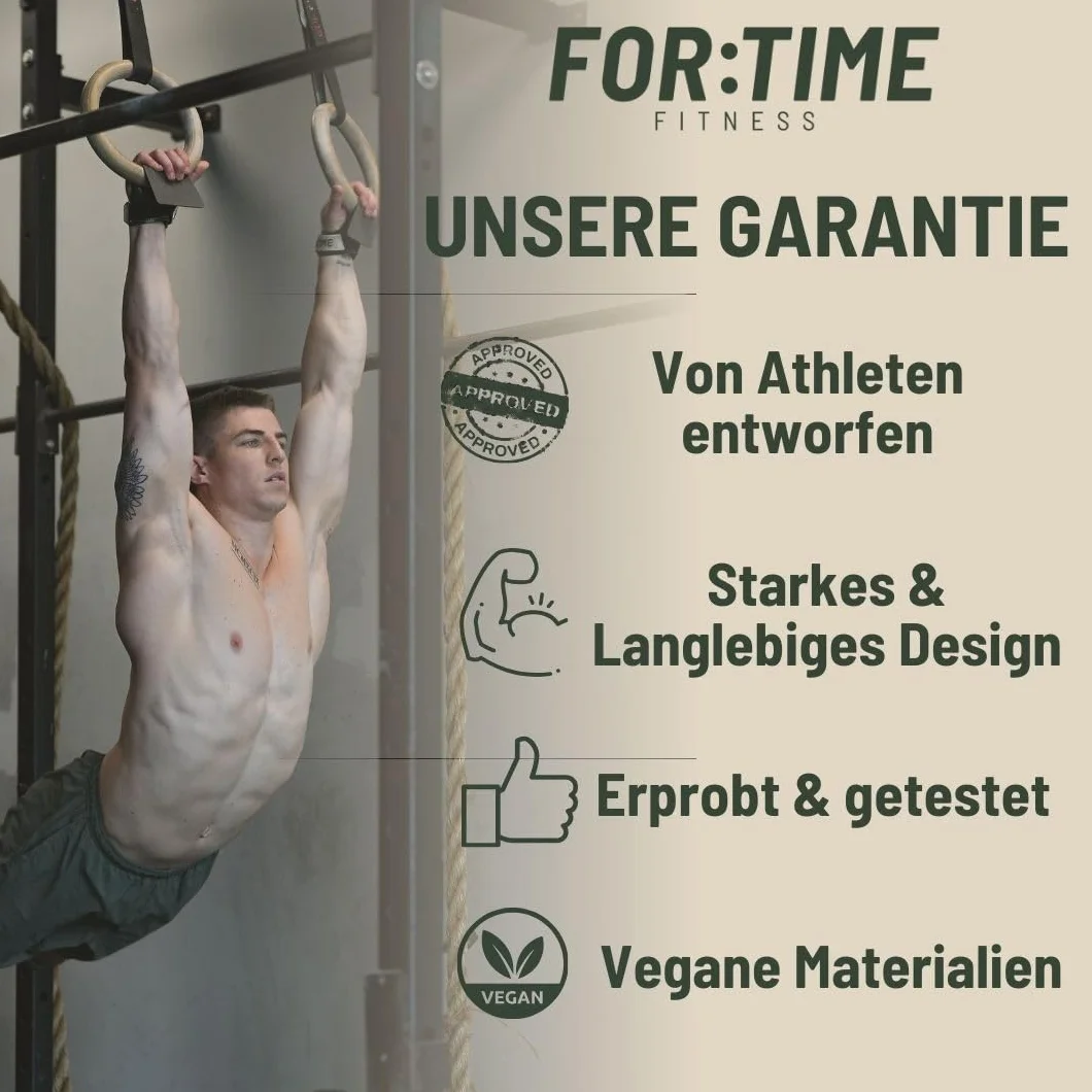 FOR:TIME FITNESS SUPERNOVA GRIPS - uchwyty do gimnastyki crossfit i treningu podciągania - silikonowa powierzchnia dla najlepszego kijka - mikrofibra do ochrony dłoni - dodatkowe wsparcie nadgarstka
