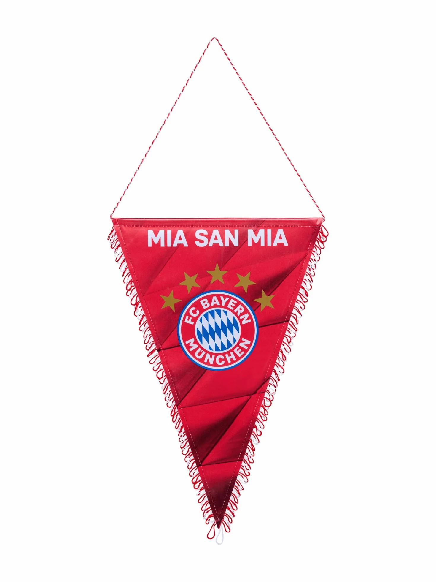 FC Bayern München Proporczyk Mia san Mia czerwony