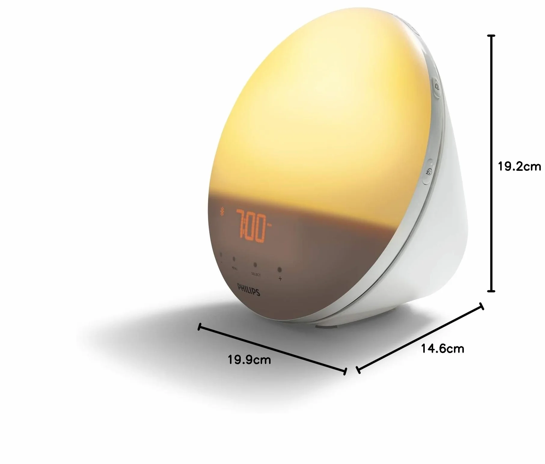 Philips Smartsleep Budzik Biały 16.5 W