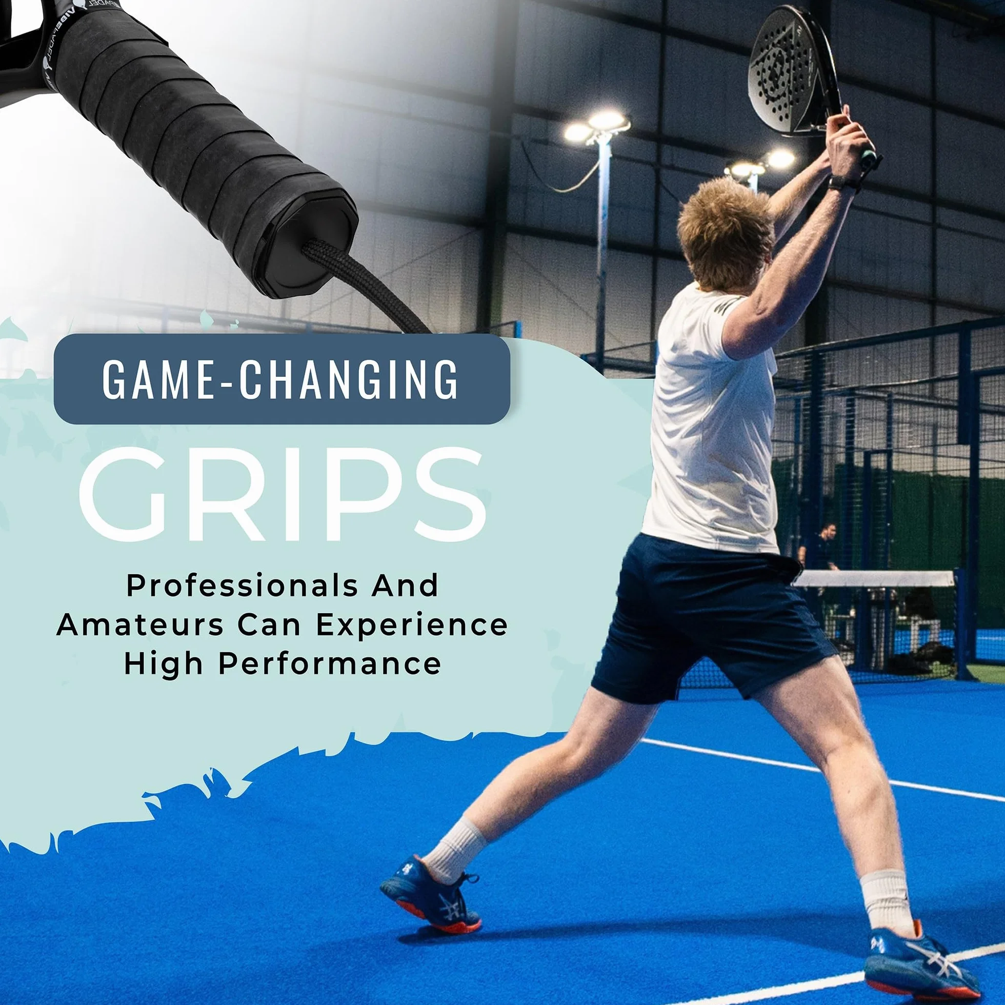 Grip 'n' Rip Padel Overgrip Antypoślizgowy Tacky Feel 3 szt. do Rakiet Padel Pickleball Squash Badmintona