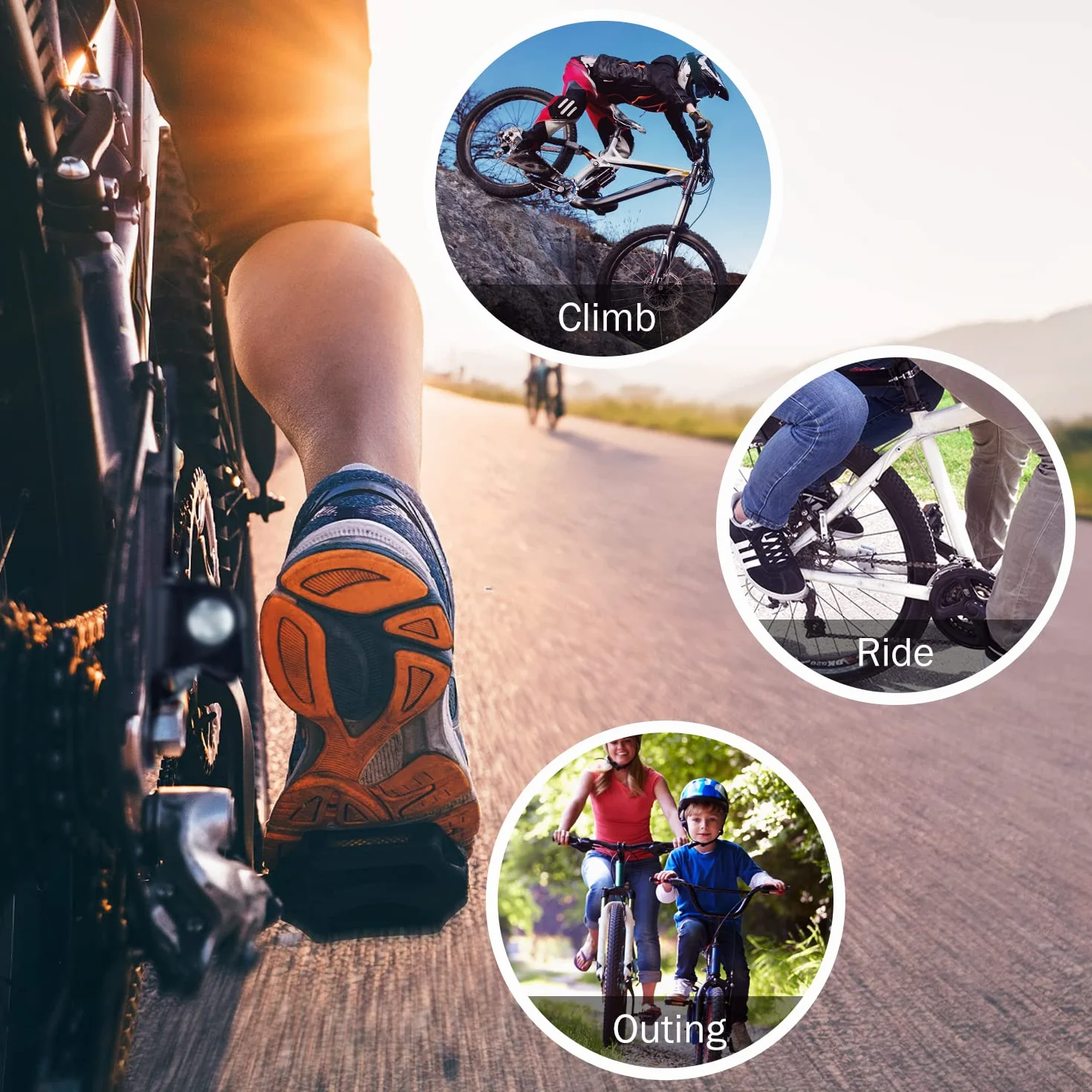 Tylne pedały rowerowe – składane podnóżki i podnóżek do rowerów BMX, tylna nakładka na pedały z żelaza
