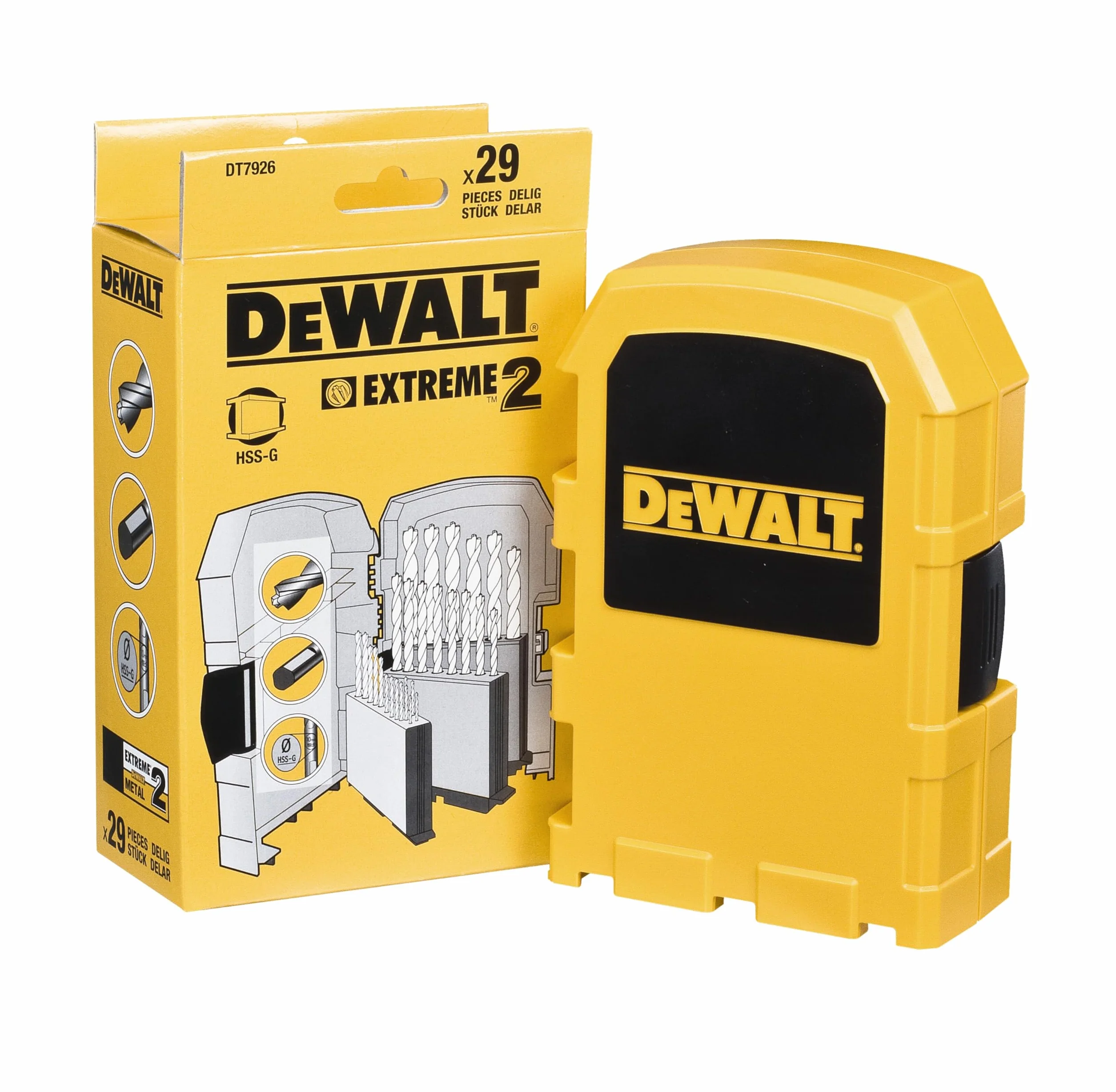 DEWALT DT7926-XJ Zestaw wierteł do metalu Extreme 29 sztuk
