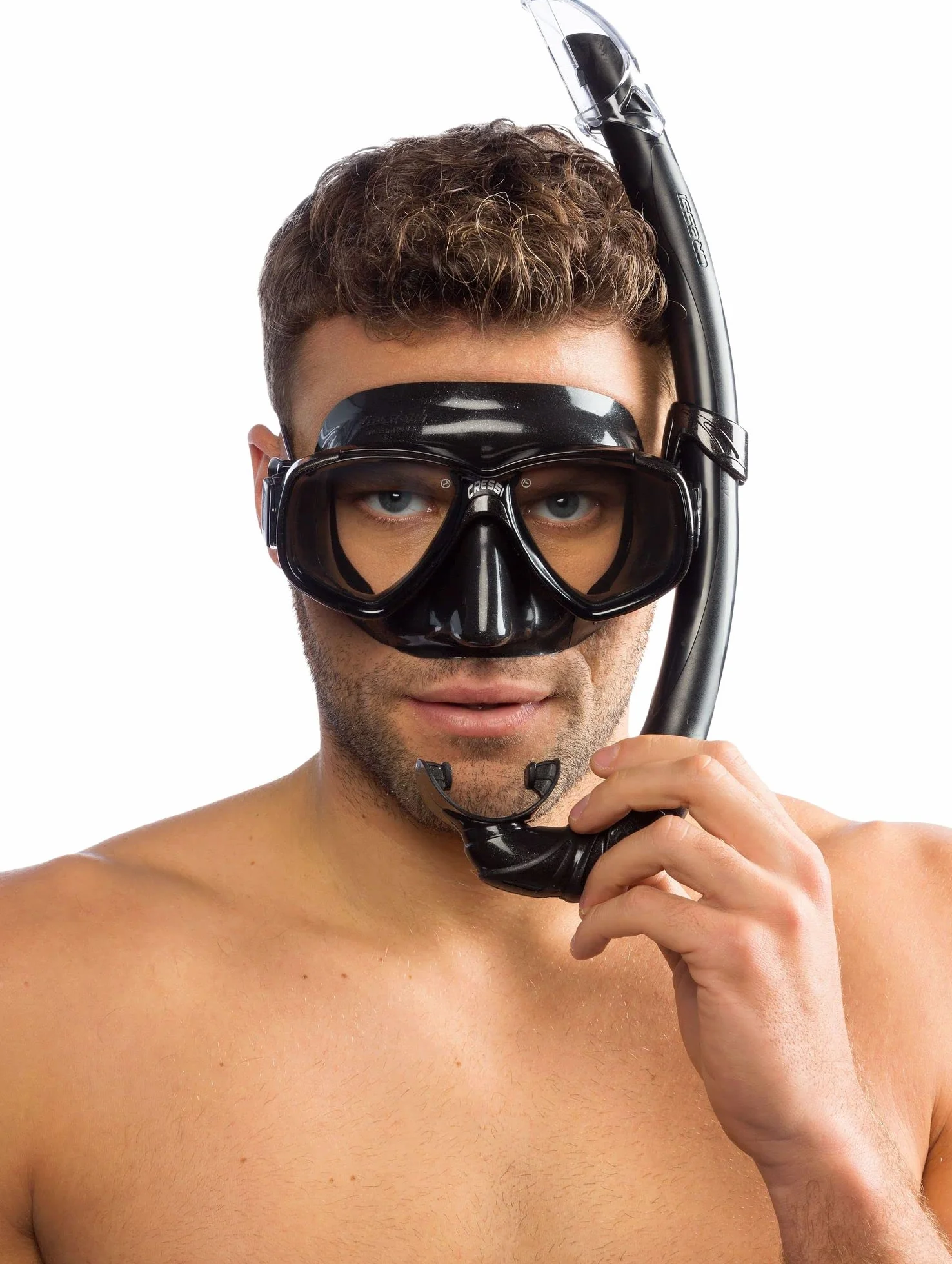 Cressi Perla Snorkeling, Bezdech, Nurkowanie - Maska Perla lub Maska + Snorkel Mexico, Jeden Rozmiar, Unisex Dorosłych