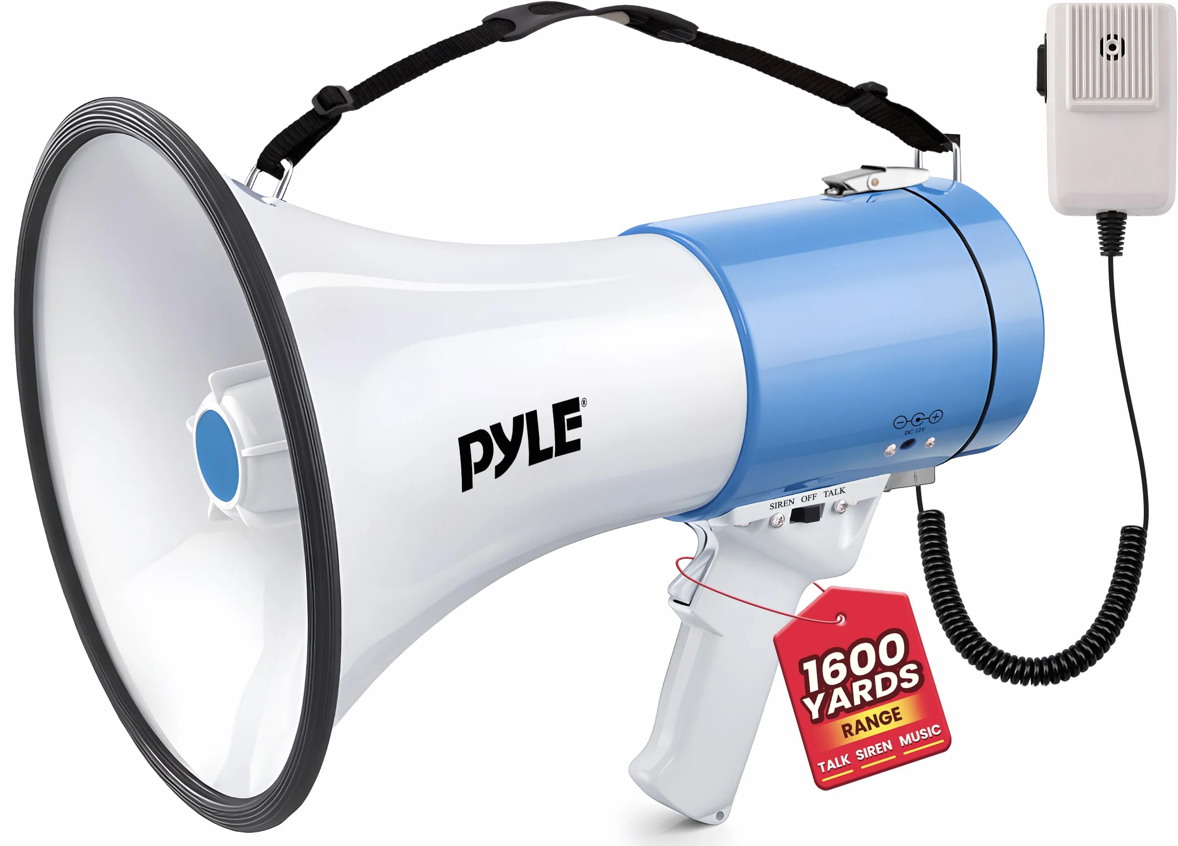 Pyle PMP50 - megafon PA z wbudowaną syreną