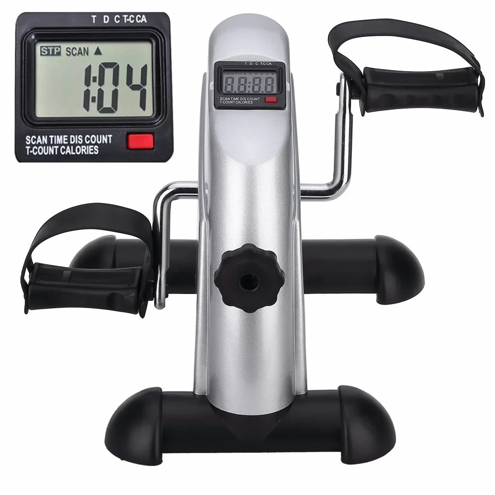 Mini rower treningowy przenośny domowy pedał ćwiczący siłownia fitness noga ramię