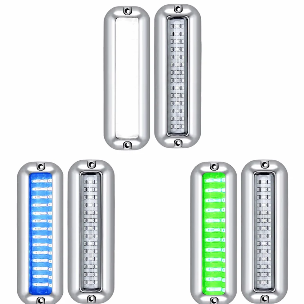 Baceyong 42 LED podwodne światło jachtowe, światła nawigacyjne do łodzi rufowej