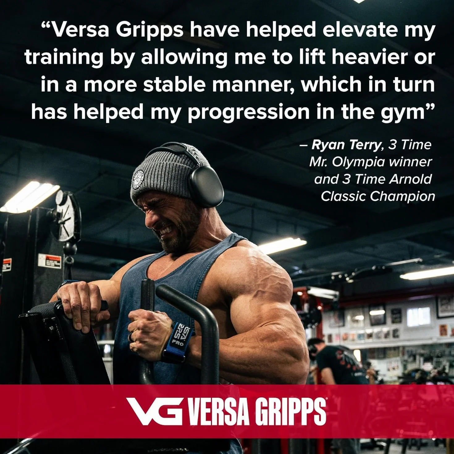 Versa Gripps Fit Pro paski na nadgarstek dla sportowców brzoskwiniowe bellini S/M