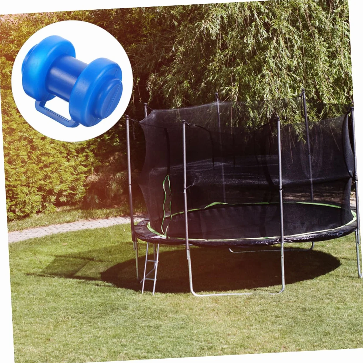 BESPORTBLE 4 Szt Nakładek Ochronnych Na Trampolinę Trampolina Do Bezpieczeństwa Części Trampoliny Solidna Plastikowa Konstrukcja