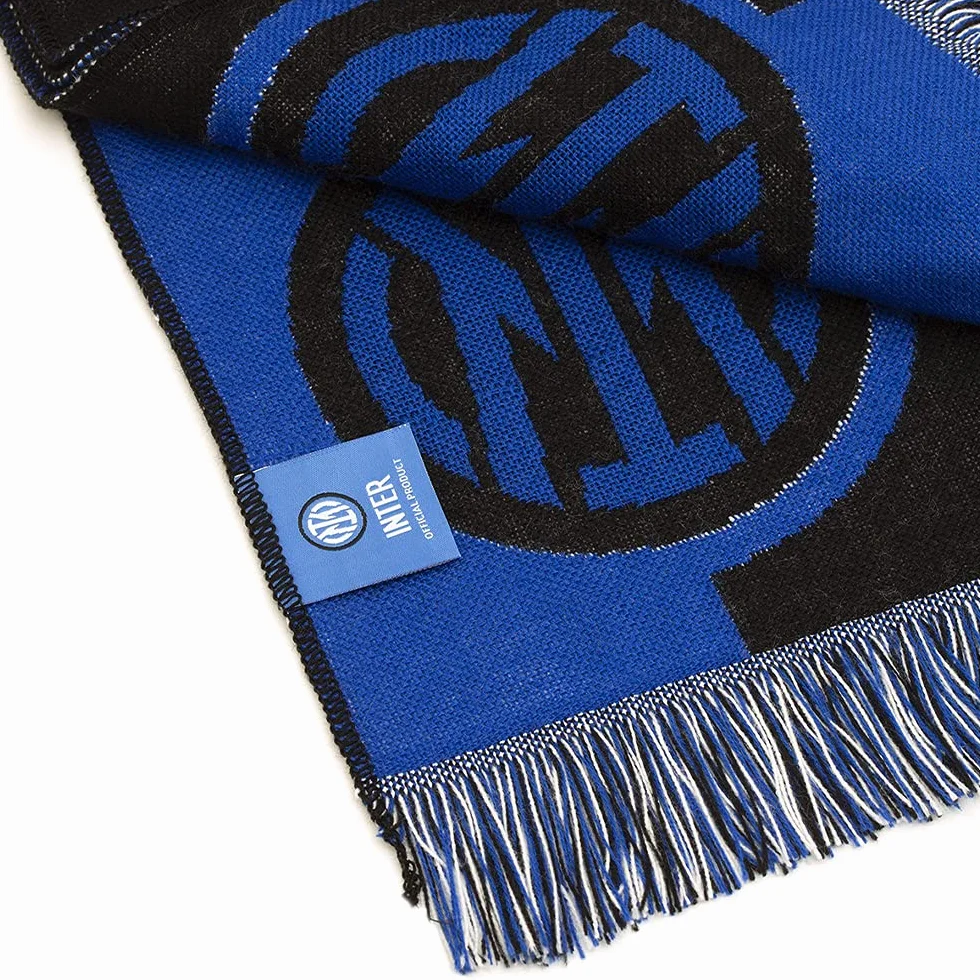 Inter Szalik stadionowy Uniseks Szalik Nowe Logo Jaquard, Różne Kolory