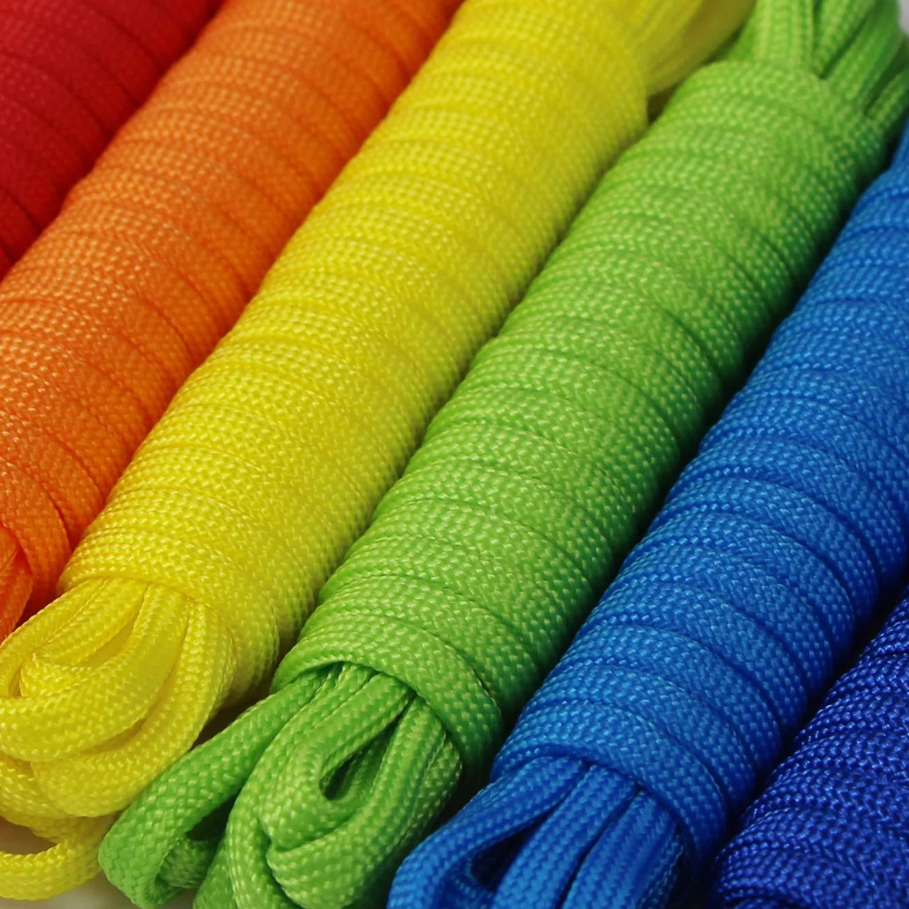 Bransoletki paracord 10 szt. linka 7-żyłowa nylonowa do survivalu kemping