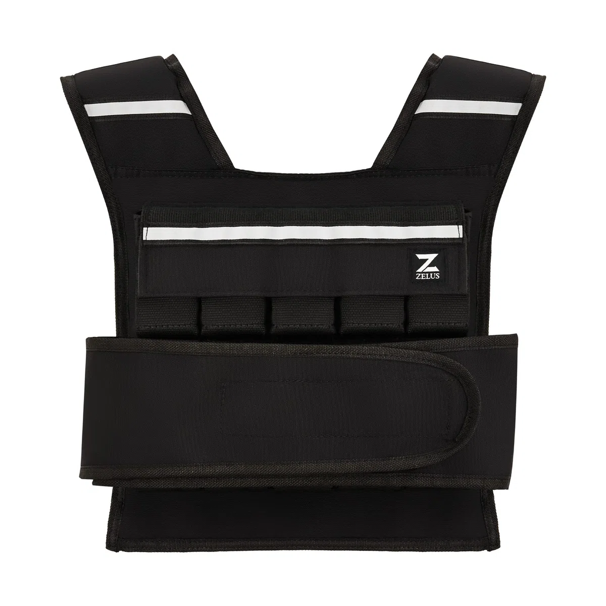 ZELUS Kamizelka obci¹¿eniowa regulowana, 0,5 – 20,5 kg, kamizelka treningowa z 20 regulowanymi ciê¿arkami, kamizelka do biegania dla kobiet i mê¿czyzn, kamizelka fitness, kamizelka sportowa, kurtka treningowa