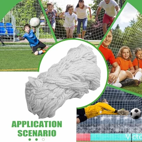 Zapasowa siatka do bramki piłkarskiej, siatka piłkarska, zapasowa siatka do bramek piłkarskich, Goalie Net - Multi-Size Football Net Sport - wymiana piłki nożnej, bramka pocztowa