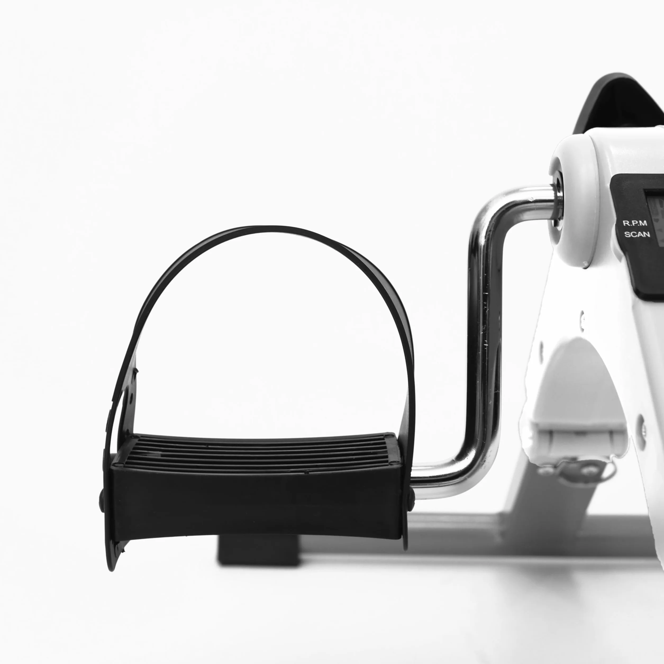 Rowerek treningowy rower rehabilitacyjny składany rotor 2w1 wyświetlacz LCD biały