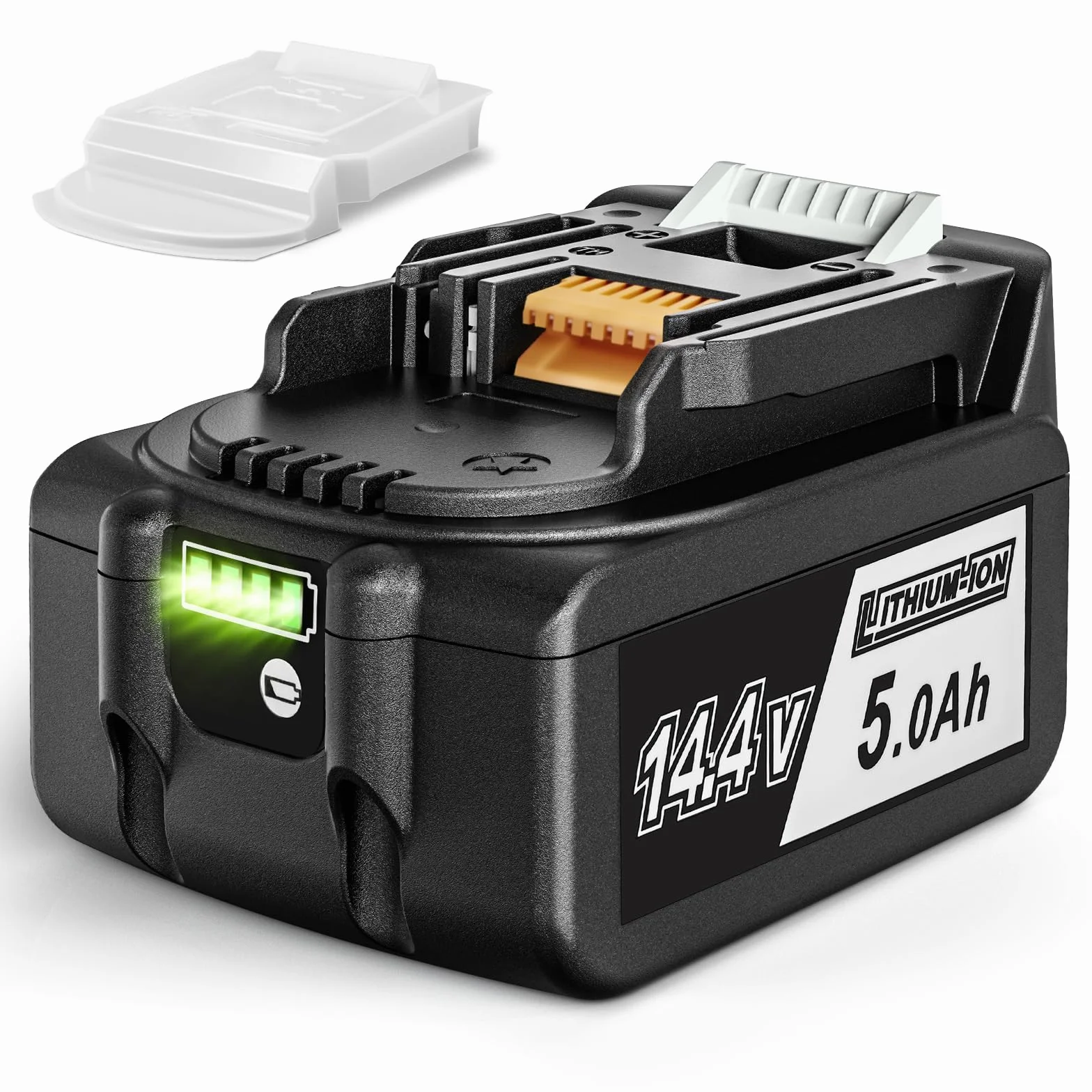 Akumulator litowo-jonowy 14,4V 5000mAh zamiennik do Makita BL1450 BL1440 BL1430 BL1415 BL1415N z wyświetlaczem LED