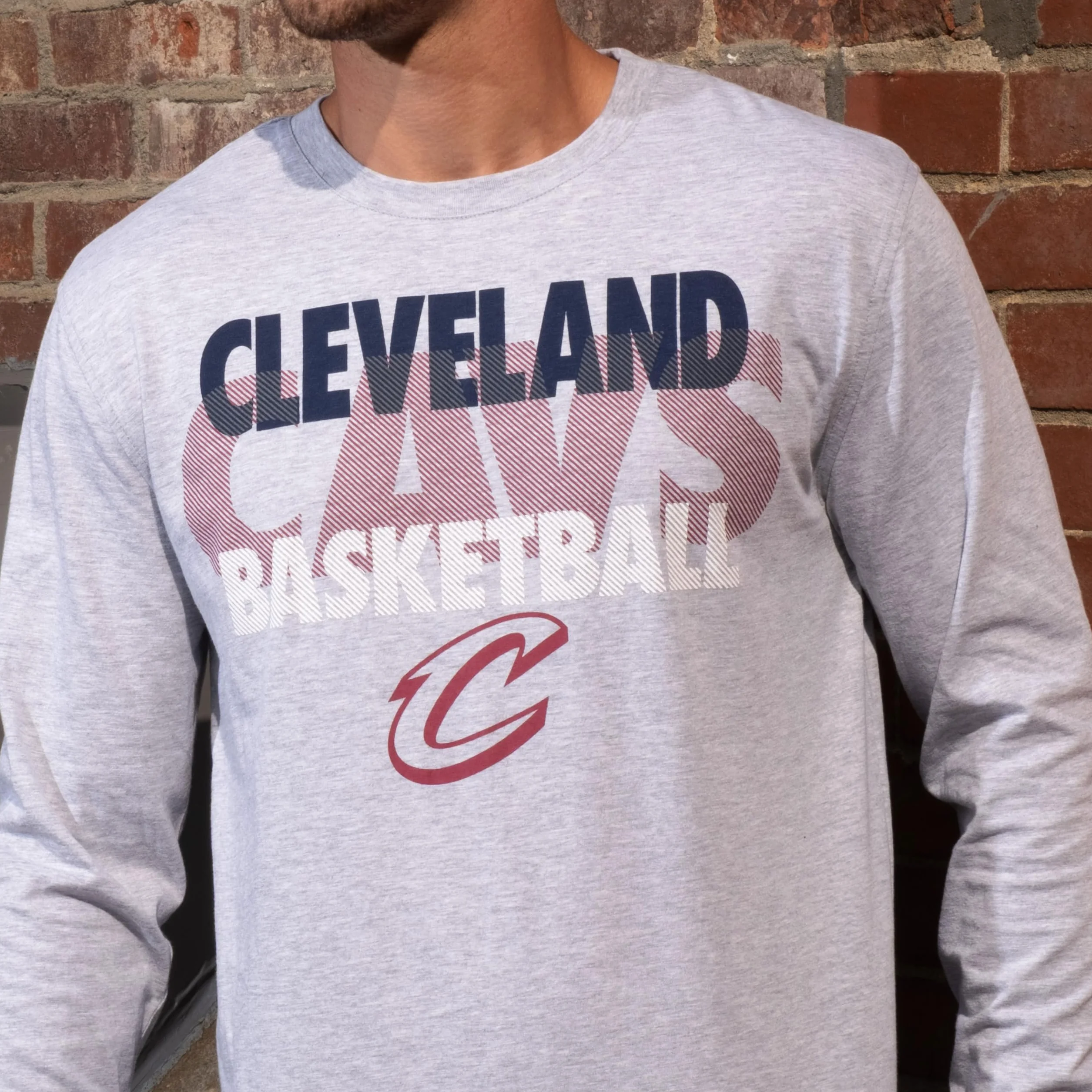 Ultra Game NBA Supreme sweter z długim rękawem koszulka Szary wrzosowy L