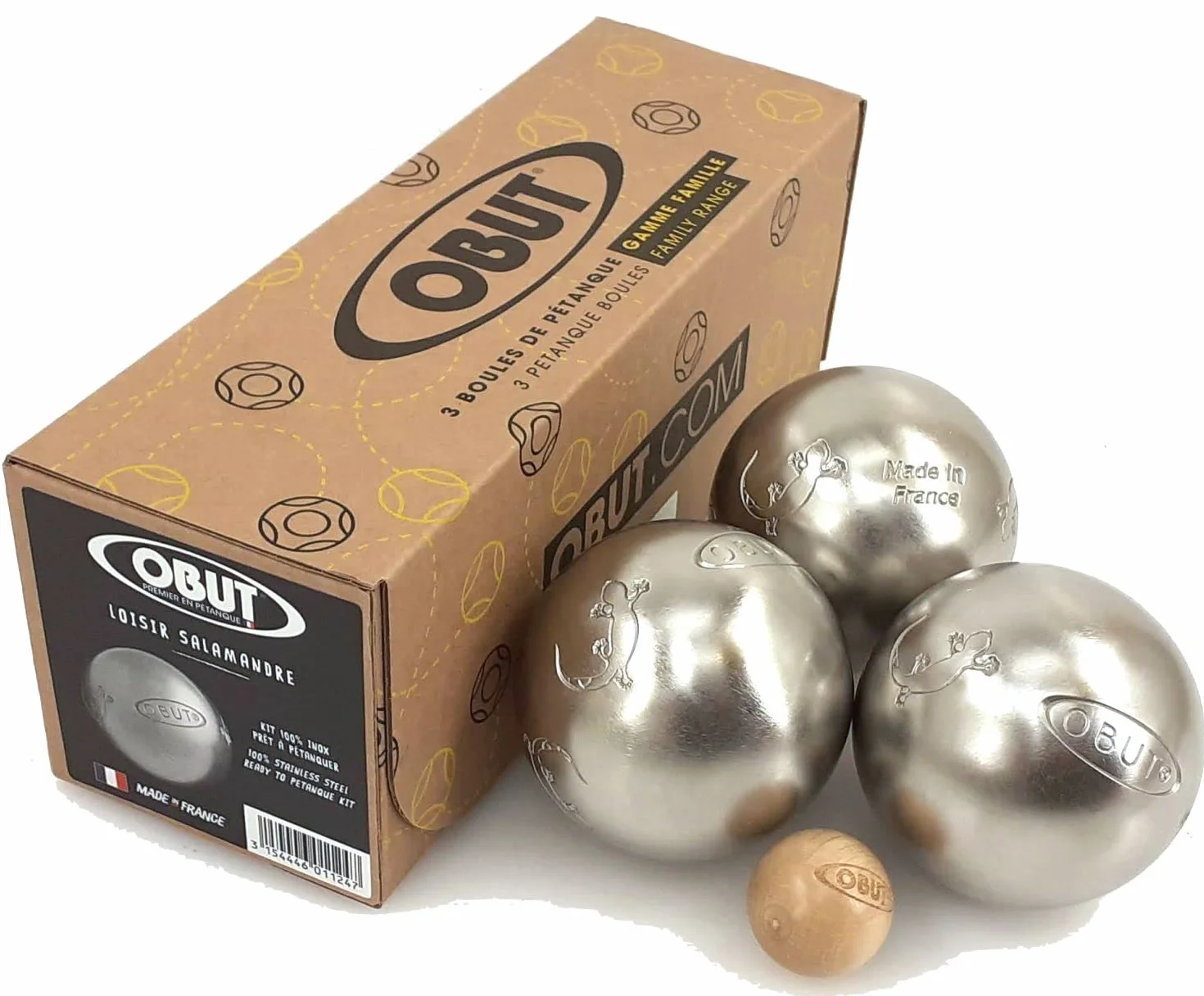 Obut Salamandre Boule bombki, czas wolny, stal nierdzewna, 3 kule
