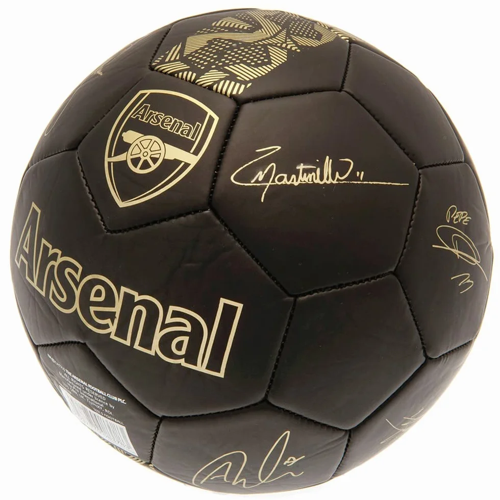 Arsenal F.C. Podpis piłkarski złoty PH