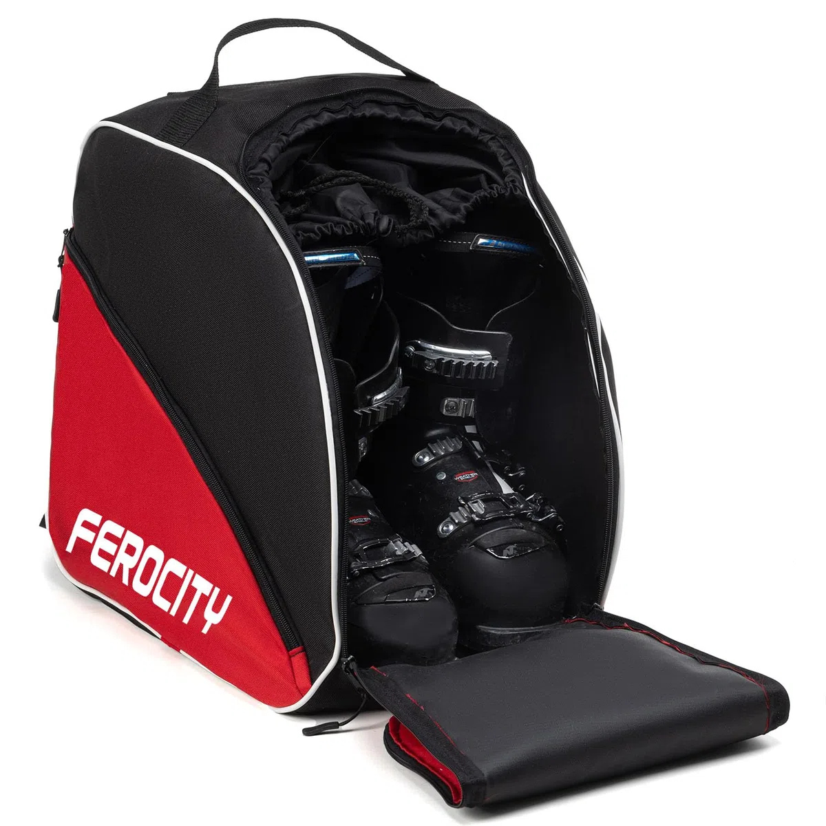 Ferocity Premium torba na buty narciarskie, torba na buty narciarskie ze sznurkiem i kieszenią boczną [054]