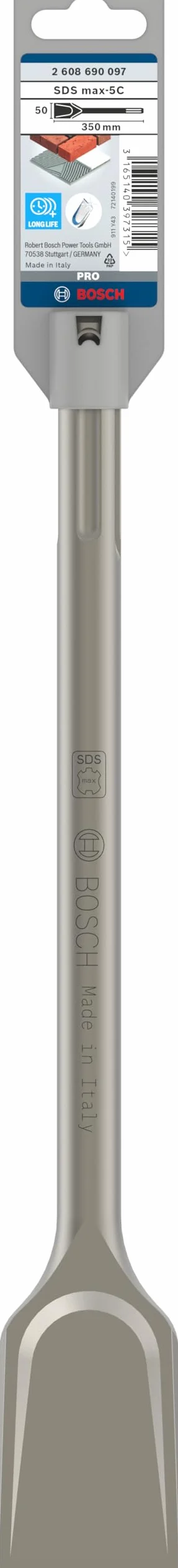 Bosch dłuto szpadełkowe SDS Max 50 x 350 mm do wiertarek udarowych