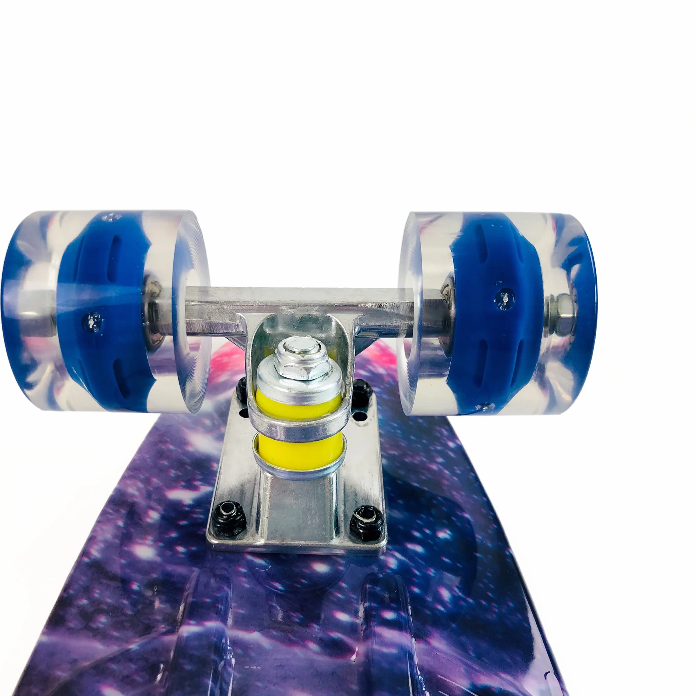 Deskorolka mini 56 cm Cruiser deskorolka z podświetlanymi kółkami kompletna deskorolka dla dzieci początkujących młodzieży nastolatków dorosłych z All-in-One Skate T-Tool