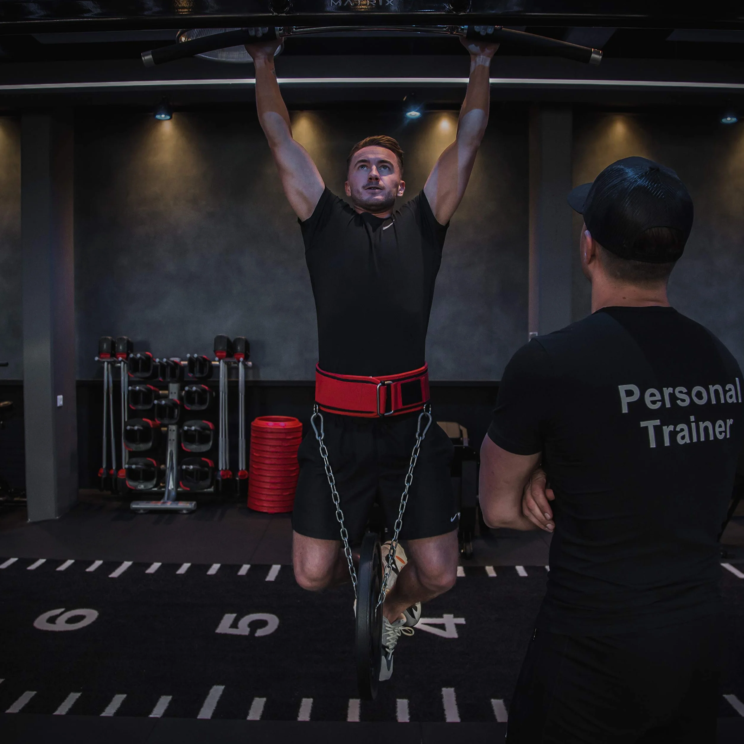 Pas do podnoszenia ciężarów i kombinacja paska do dipów – Custom Lifting Belt dla mężczyzn i kobiet – samozamykający się i z szybkim zapięciem – z łańcuszkiem