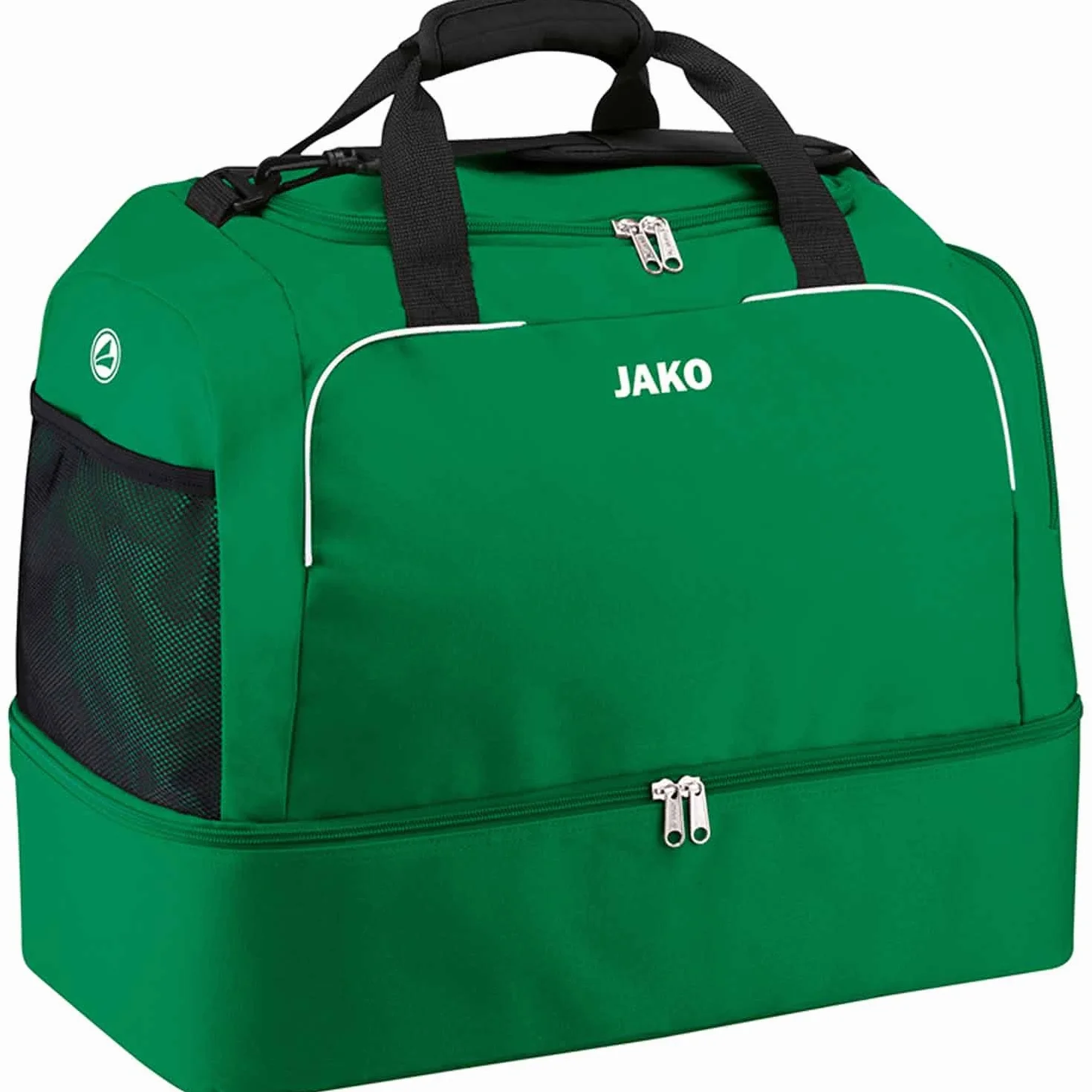 JAKO Torba sportowa Classico z kieszenią na dno, 38 cm, 23 l, sportowa zieleń