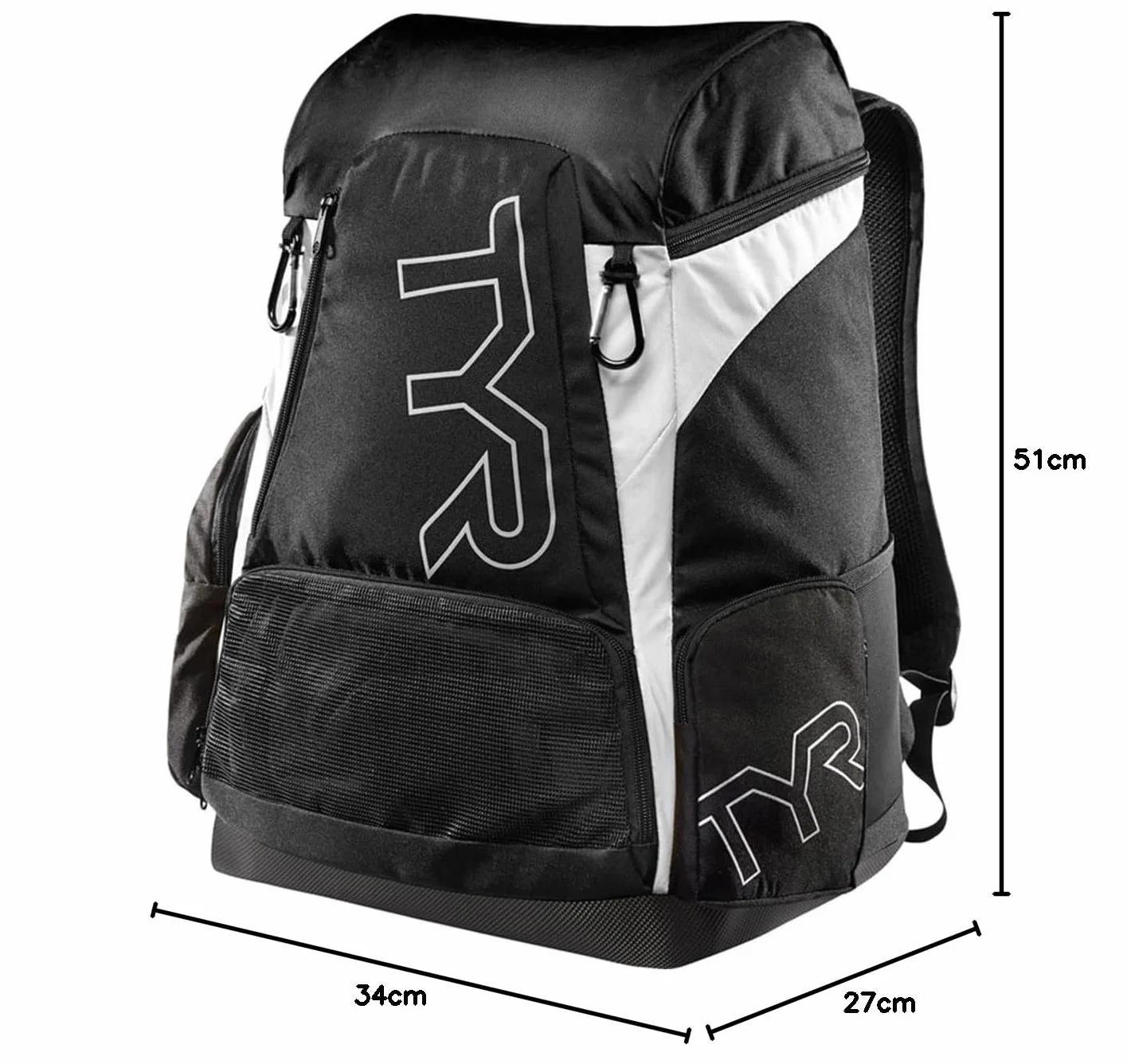 TYR Plecak unisex Alliance, Czarny/czarny, Medium
