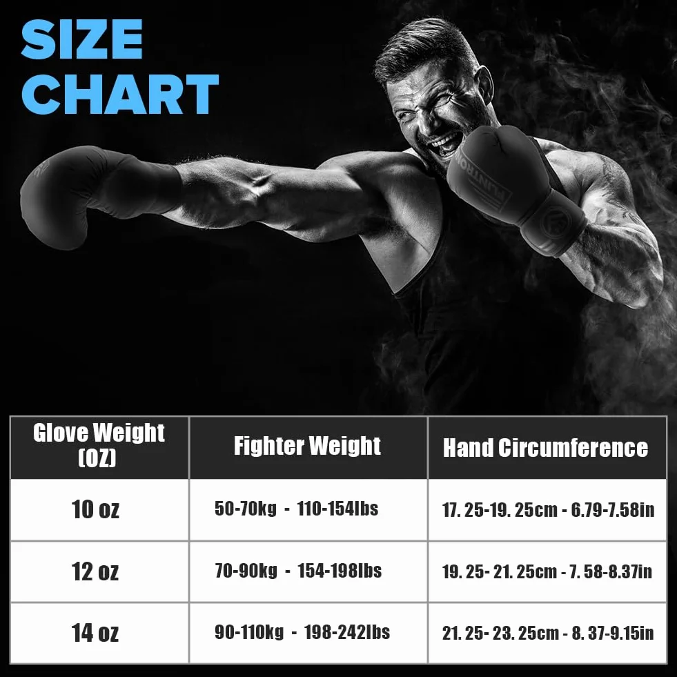 Flintronic Rękawice bokserskie, rękawice bokserskie, rękawice bokserskie, tajskie rękawice bokserskie dla kobiet i mężczyzn, do Muay Thai, MMA, sportów walki, kickboxingu, sparingów