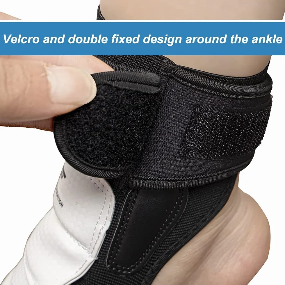 Langray Pie Protector Taekwondo Tobillera Soporte Protección Equipo de Entrenamiento de Boxeo MMA Saco de Boxeo Karate Artes Marciales Kickboxing Kung Fu