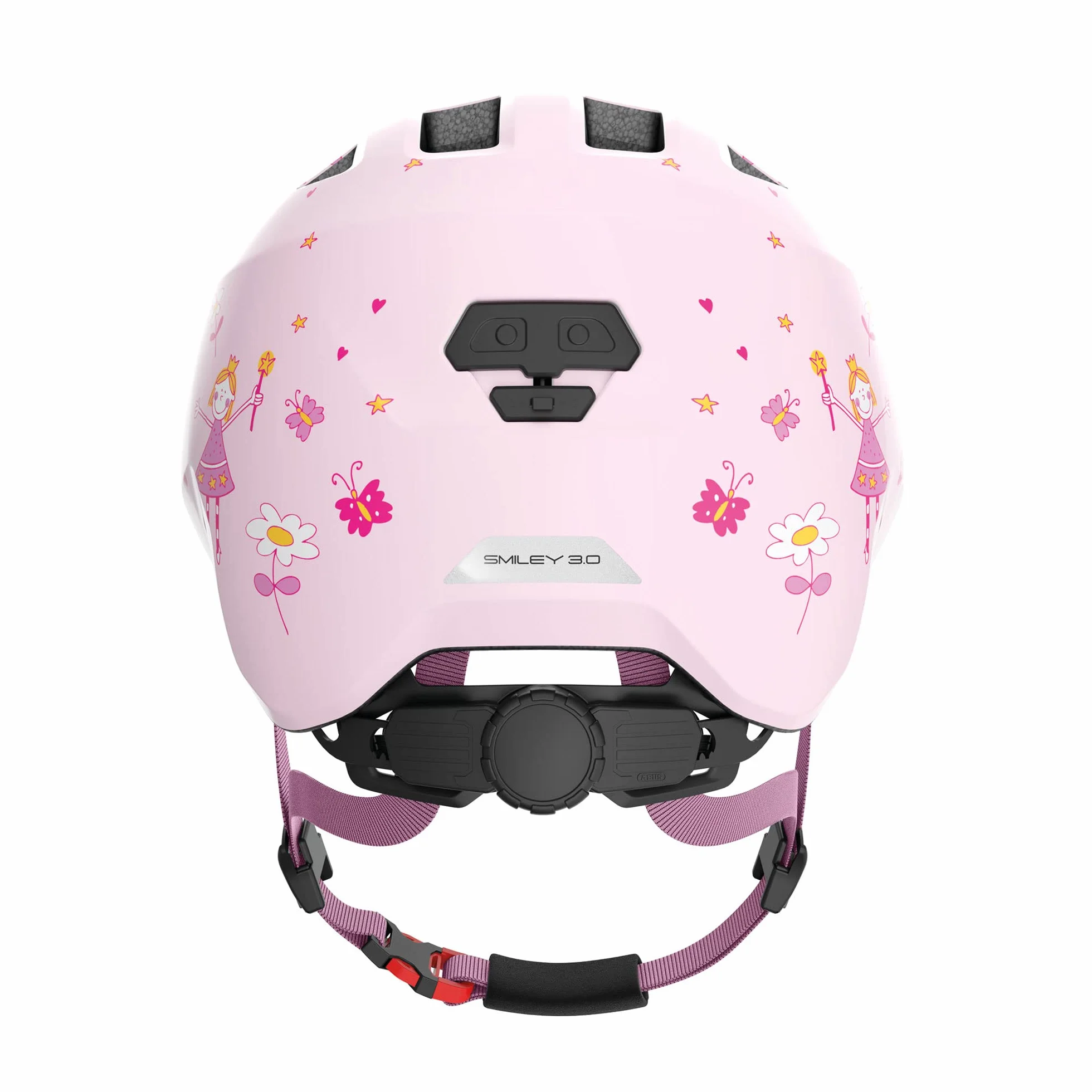 ABUS Kask dziecięcy Smiley 3.0, kask rowerowy, rozmiar S, różowy