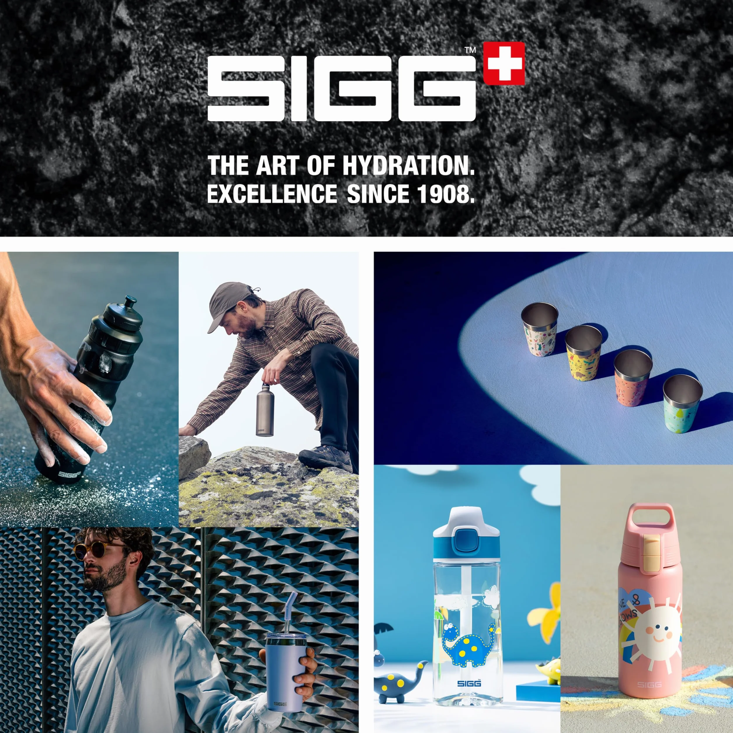 SIGG - Butelka na wodę Tritan - Total Color ONE - Nadaje się do napojów gazowanych - Można myć w zmywarce - Szczelny - Lekki jak piórko - Bez BPA - 0,6L