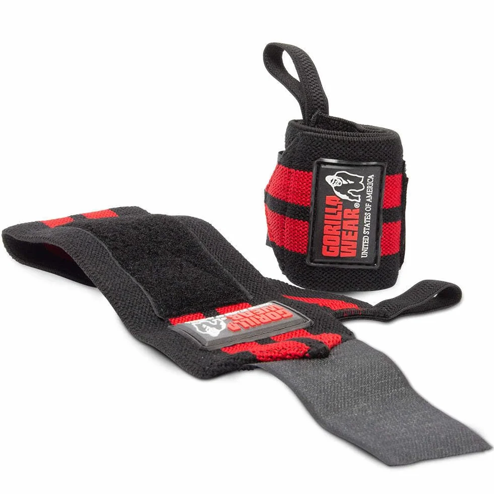 Gorilla Wear Wrist Wraps PRO Black/Red