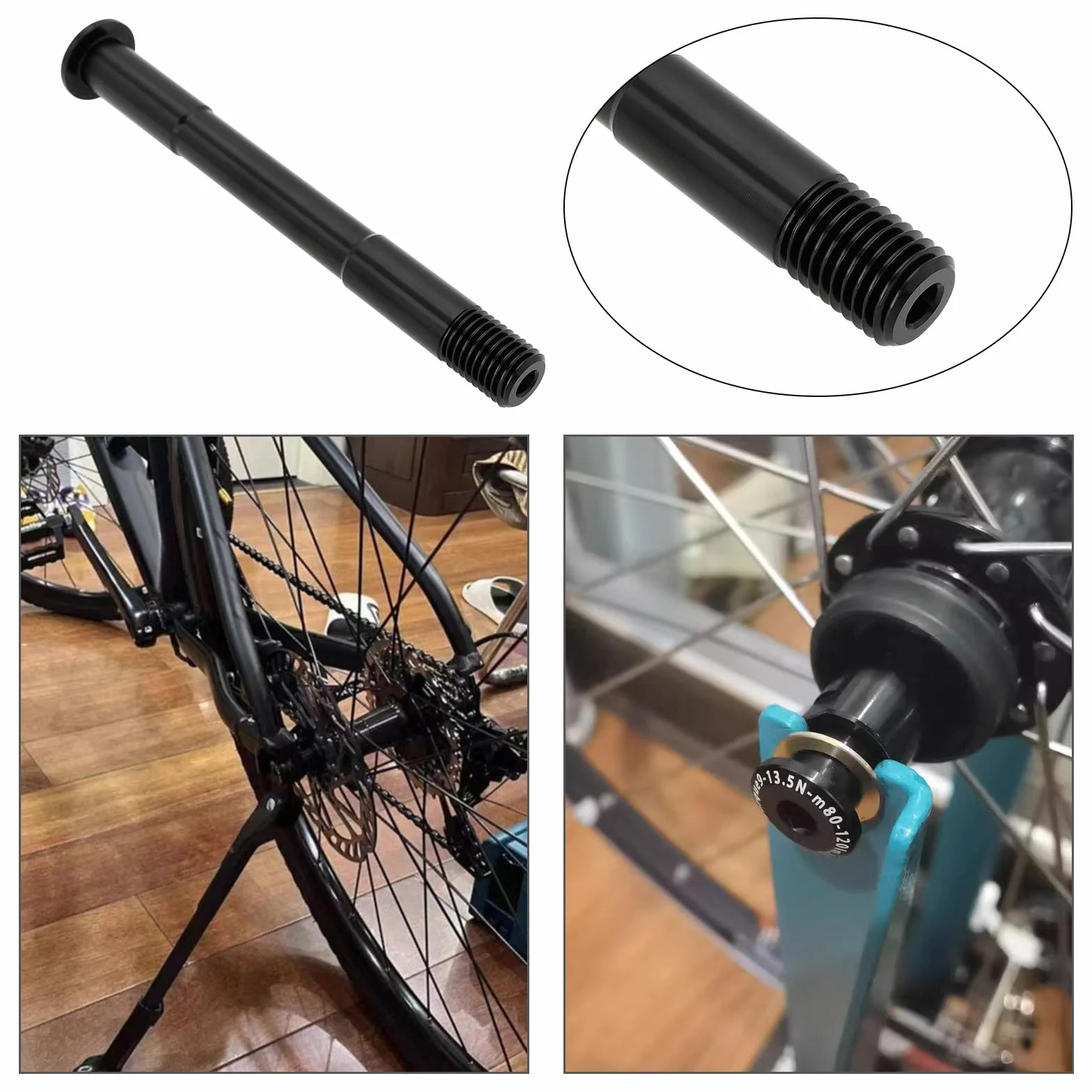 The Lord of the Tools 1 szt. M12 rower Thru Axle rower szosowy przedni widelec oś przelotowa z podkładką do rowerów przełajowych motocykli terenowych rowerów zjazdowych bezpłatna jazda rowery żwirowe