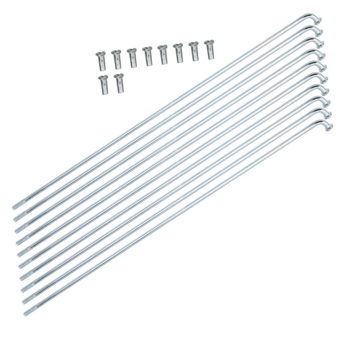 Szprychy rowerowe, 10 sztuk 80-310 mm wytrzymałe szprychy rowerowe ze stali nierdzewnej o grubości 13G 2,2 mm akcesoria rowerowe (310MM)