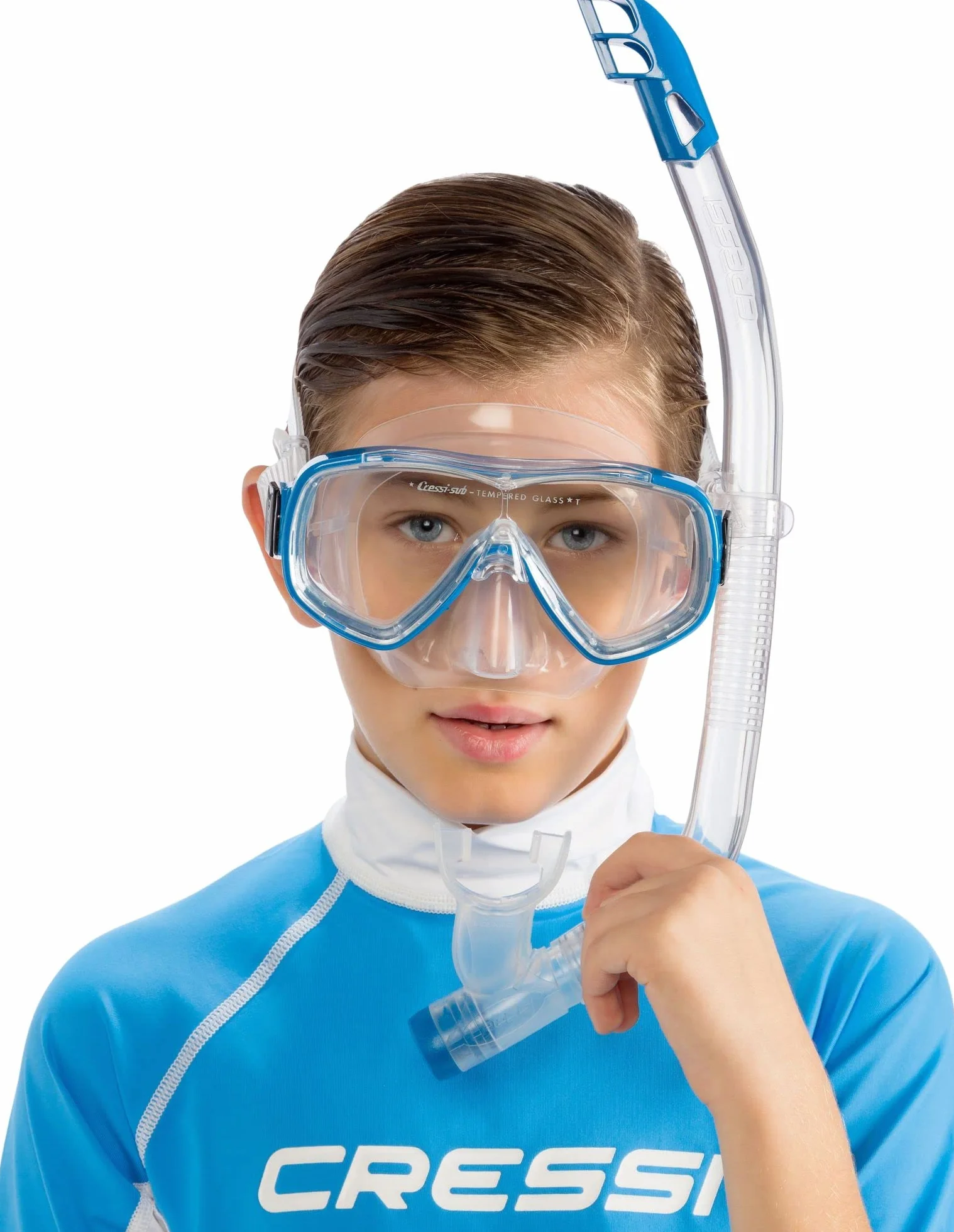 COMBO ONDINA JR + TOP TRASP/BLU
